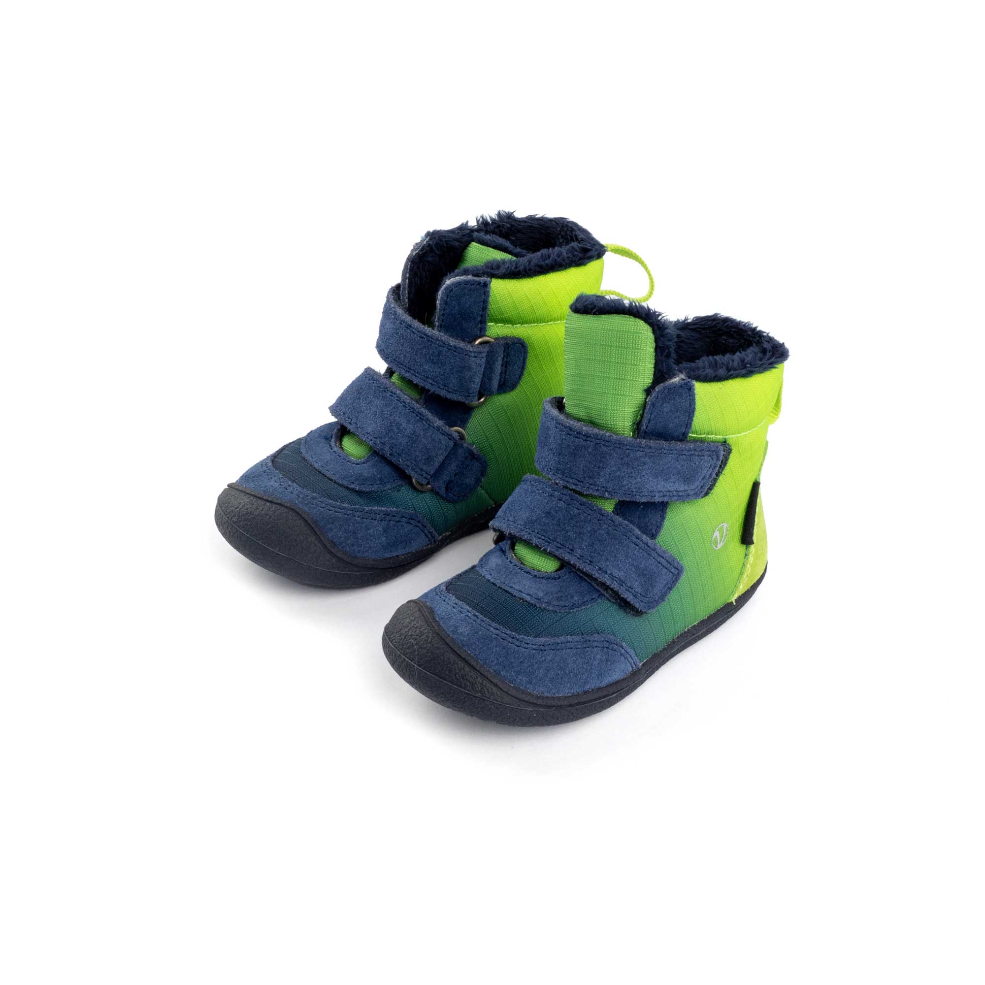 MINISKY High Velcro Vatex - navy-lime