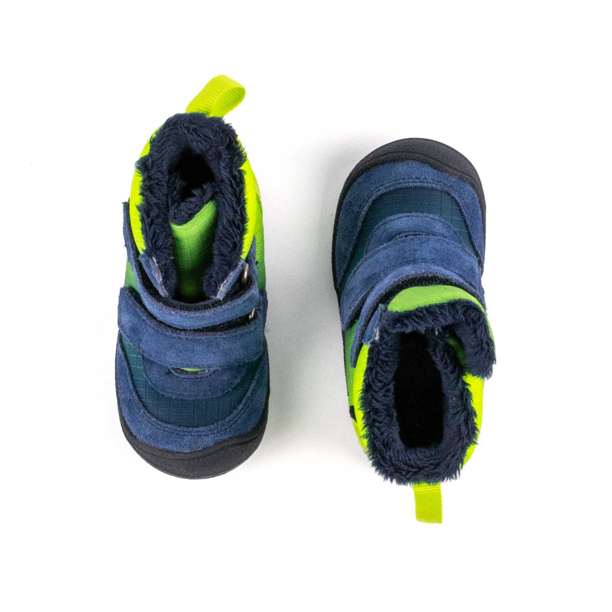 MINISKY High Velcro Vatex - navy-lime
