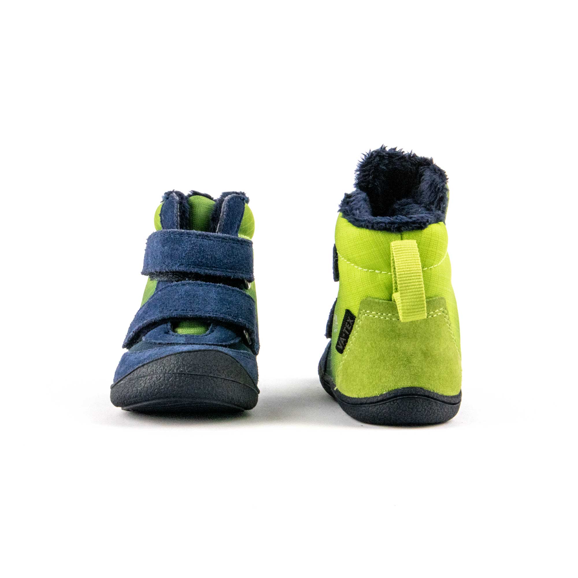 MINISKY High Velcro Vatex - navy-lime