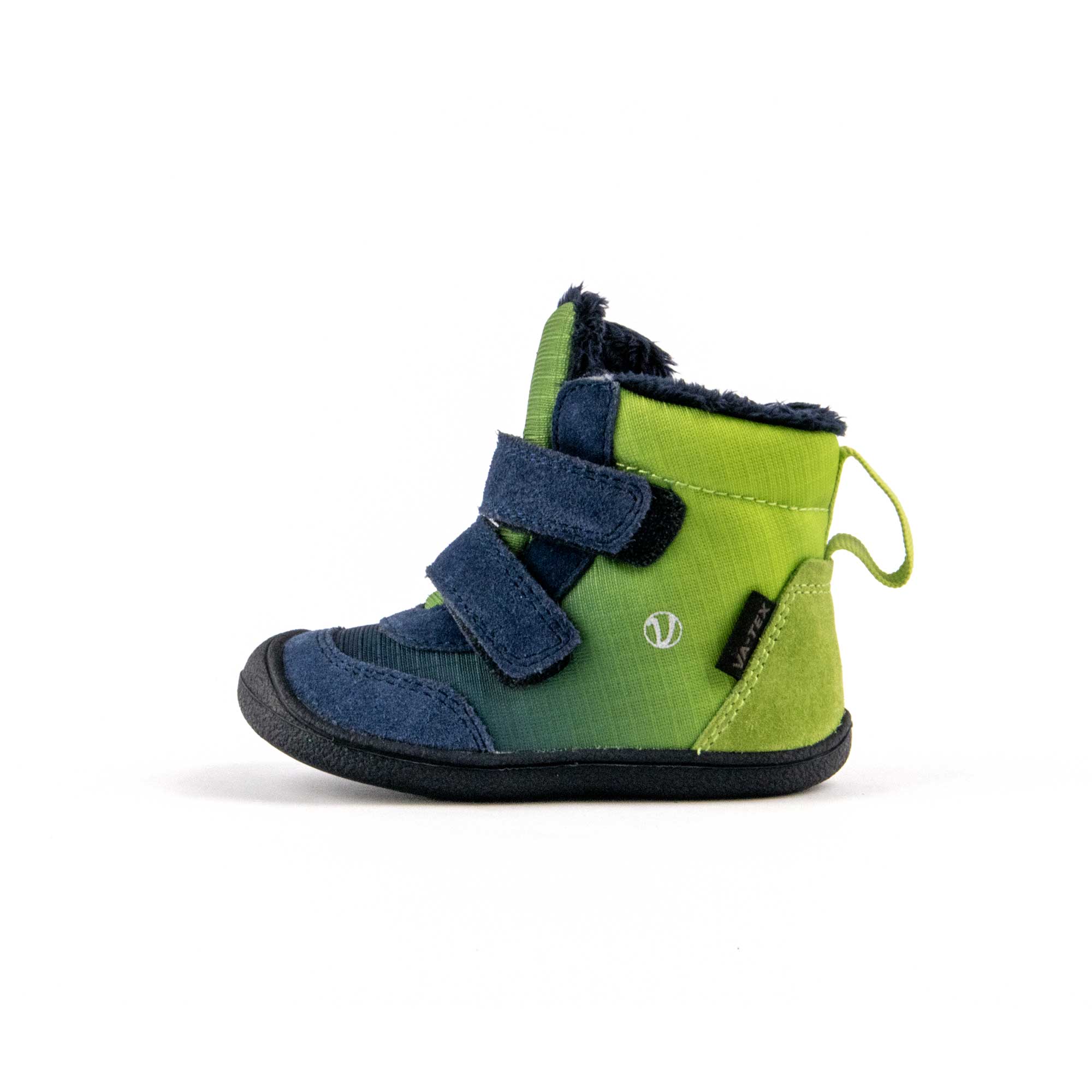 MINISKY High Velcro Vatex - navy-lime