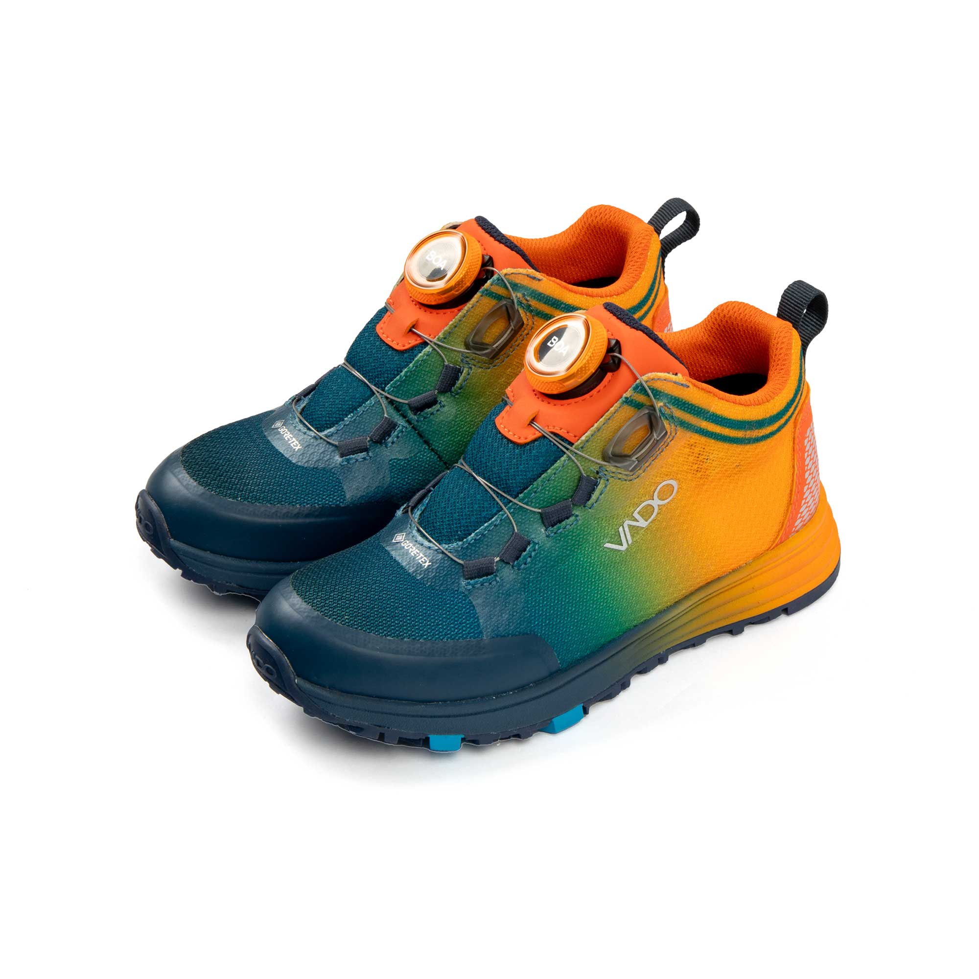 Kids Sneaker FADE Mid BOA GTX parrot - 45 Grad Ansicht