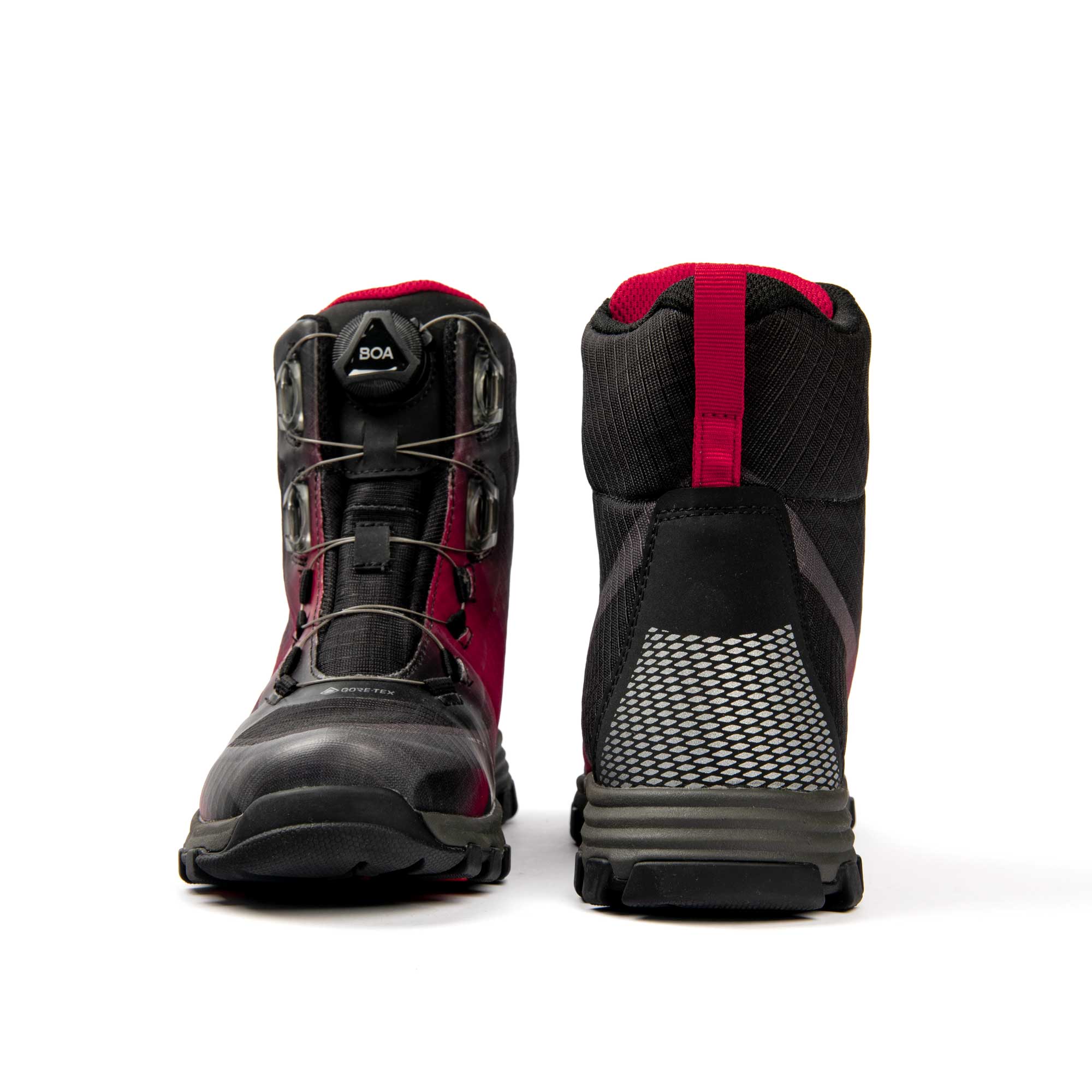 VADO Kinderschuh PETE High BOA GTX - black red