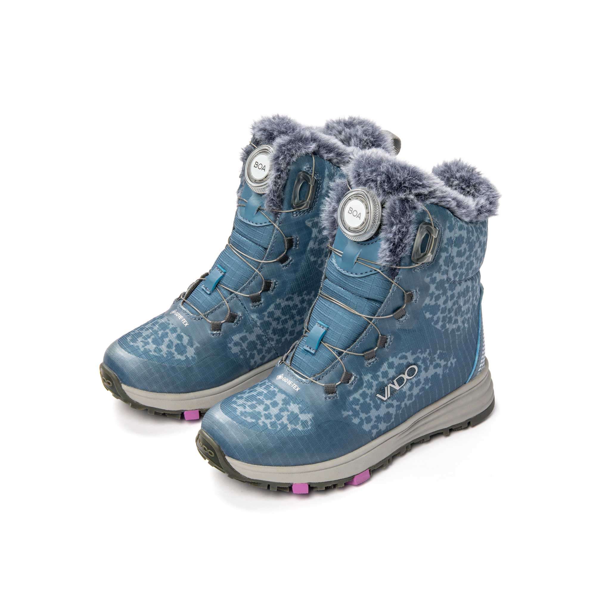Mädchen Stiefel VADO SNOW High BOA Goretex - jeansblau