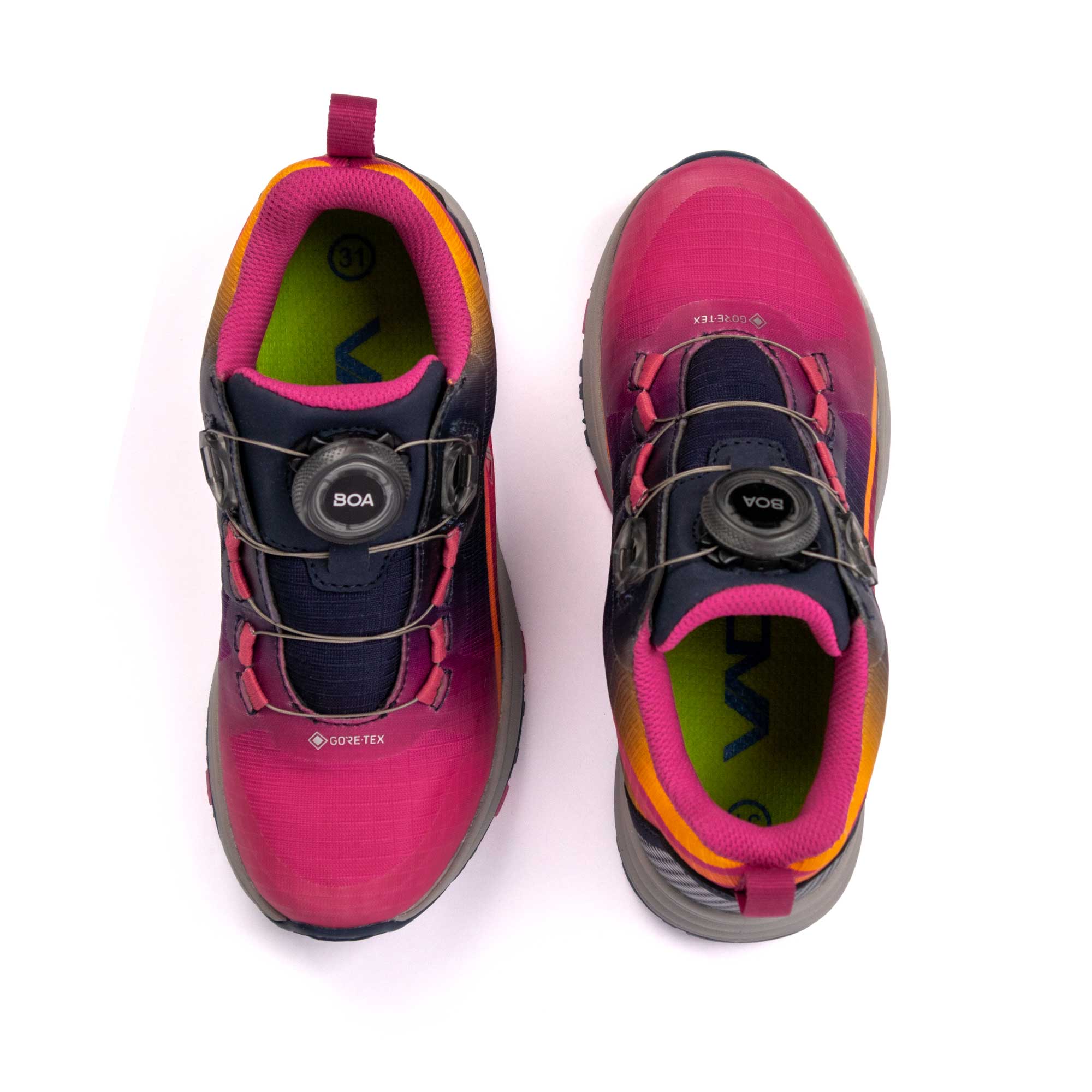 Mid Top Girls Sneaker VADO SKY Mid BOA GTX - rapsberry