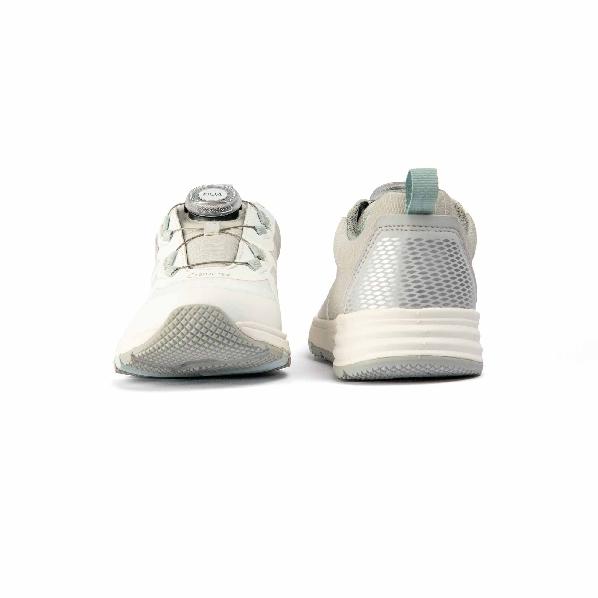 Premium Kinderschuh VADO FRESH Lo BOA GTX off white Vorder-/ Rückansicht