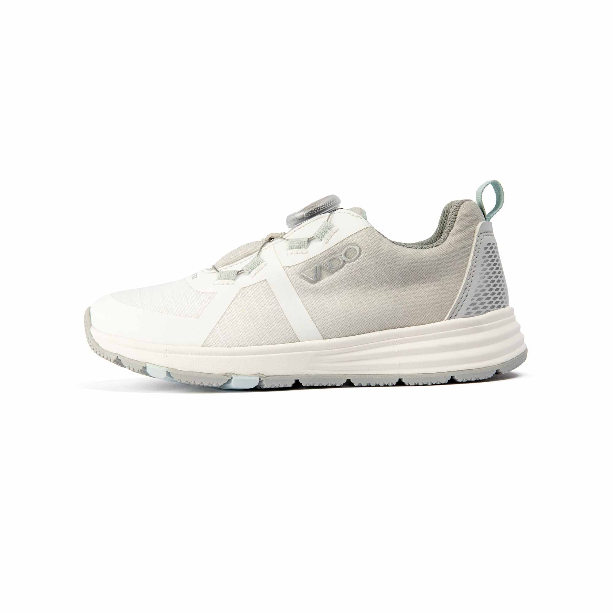 Premium Kinderschuh VADO FRESH Lo BOA GTX off white Seitenansicht