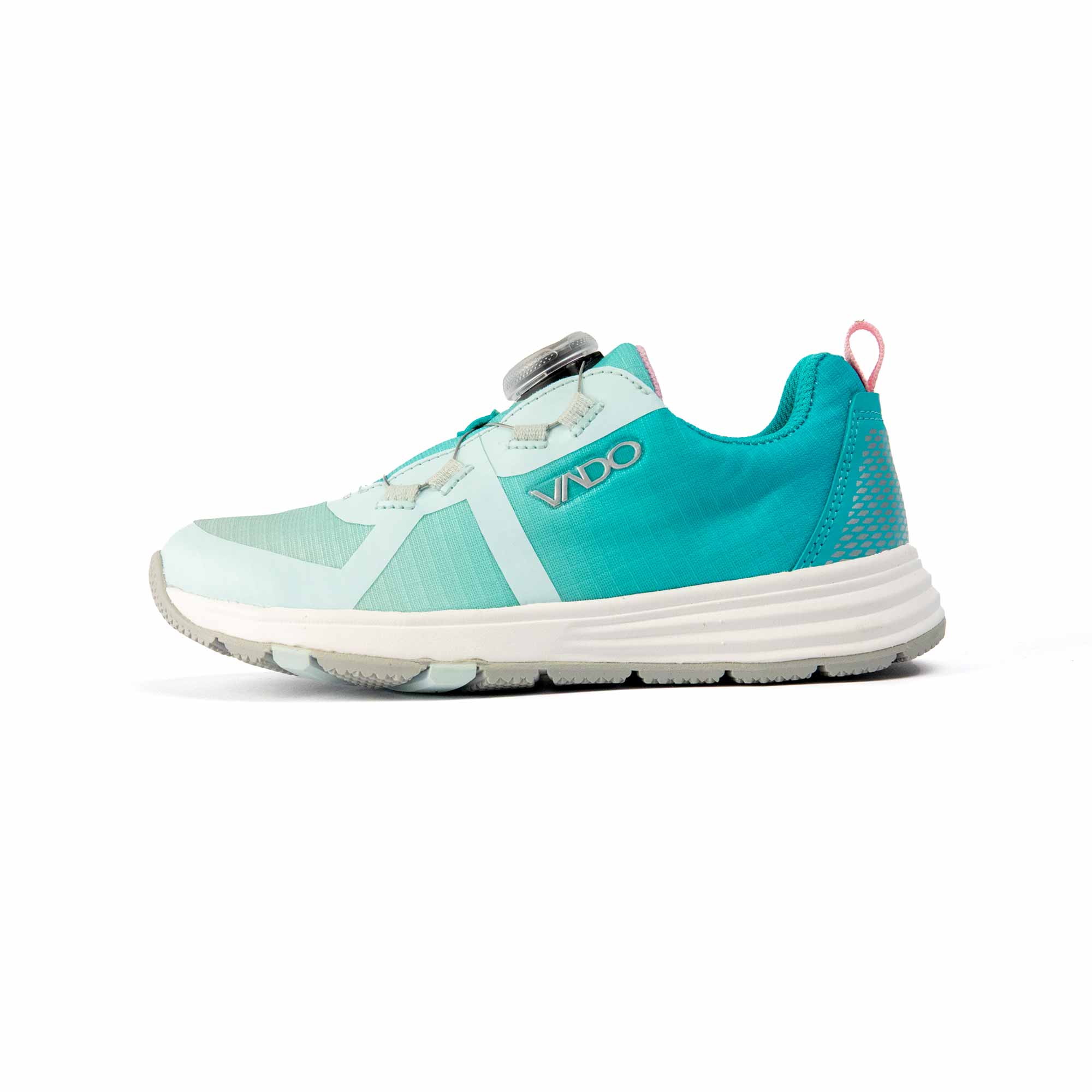 Premium Kinderschuh VADO FRESH Lo BOA GTX turquise Seitenansicht