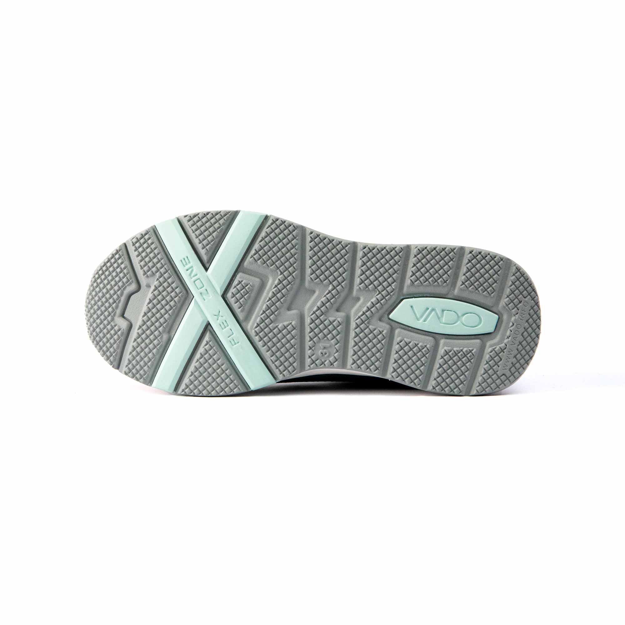 Premium Kinderschuh VADO FRESH Lo BOA GTX turquise Schuhsohle