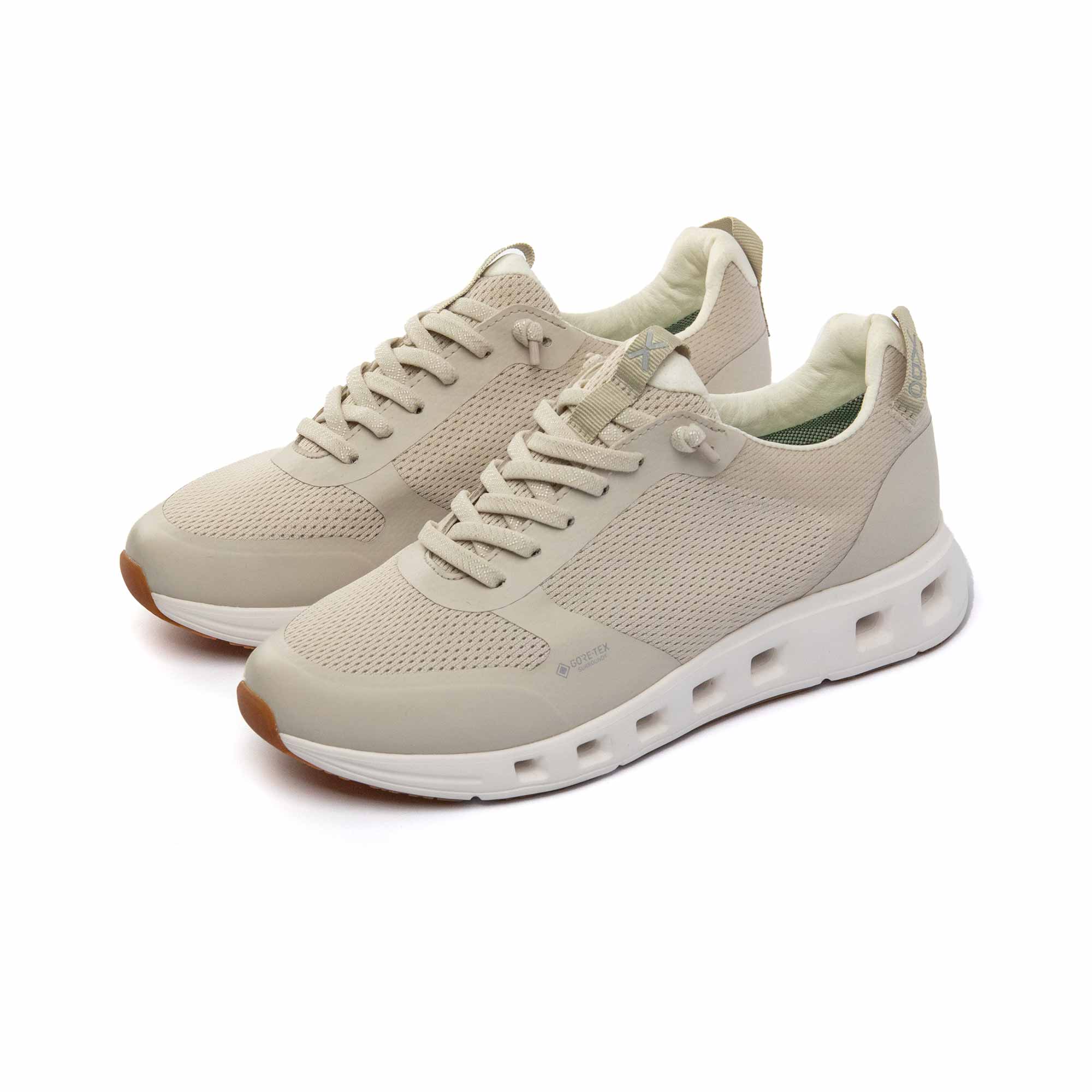 Premium Low Sneaker Damen VADO BREEZE I Gore-Tex Surround beige 45-Grad-Ansicht