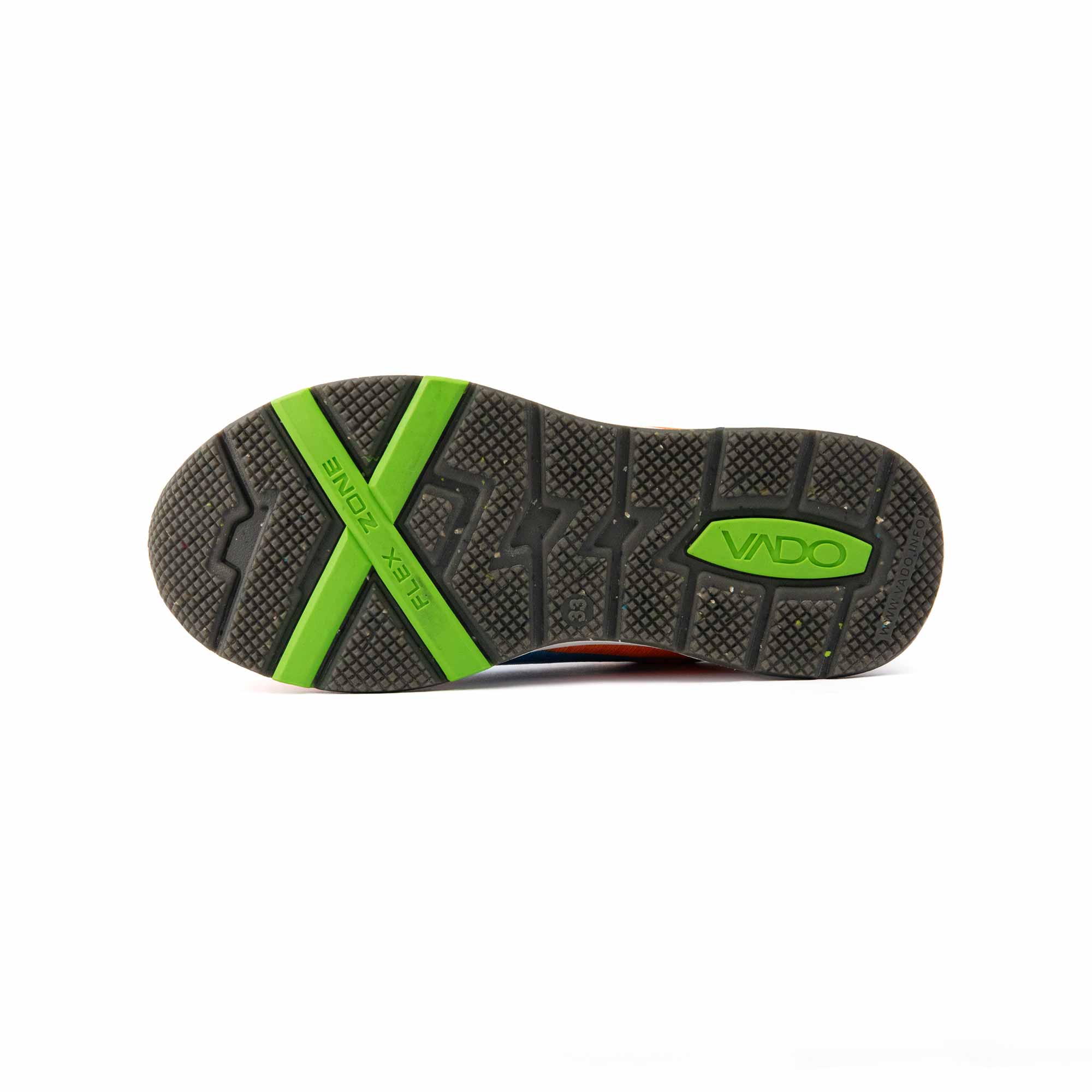 VADO Bunter Kinder Sneaker SMILE Lo BOA GTX bunt Schuhsohle