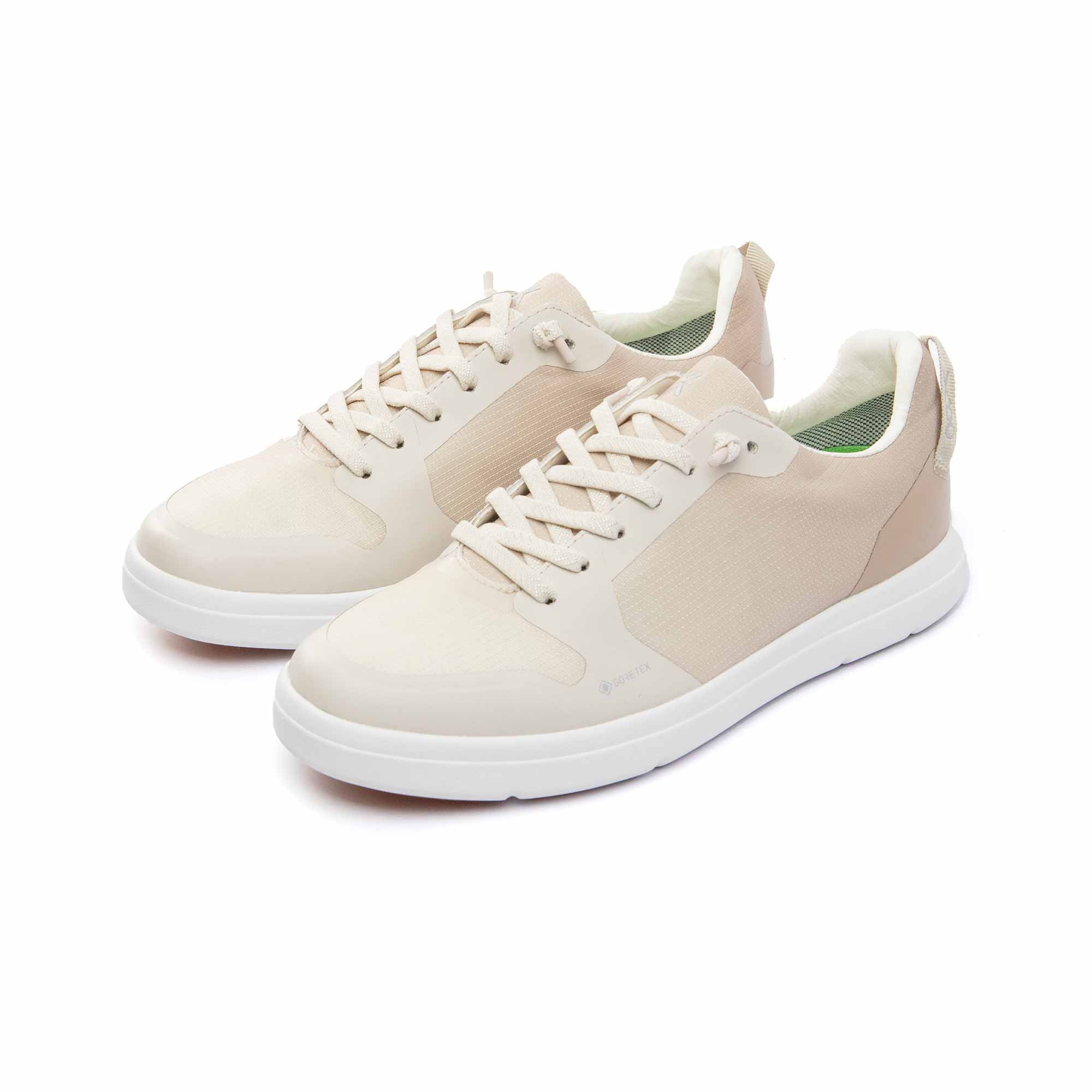 VADO Damen Sneaker COURT III Gore-Tex ivory 45-Grad-Ansicht