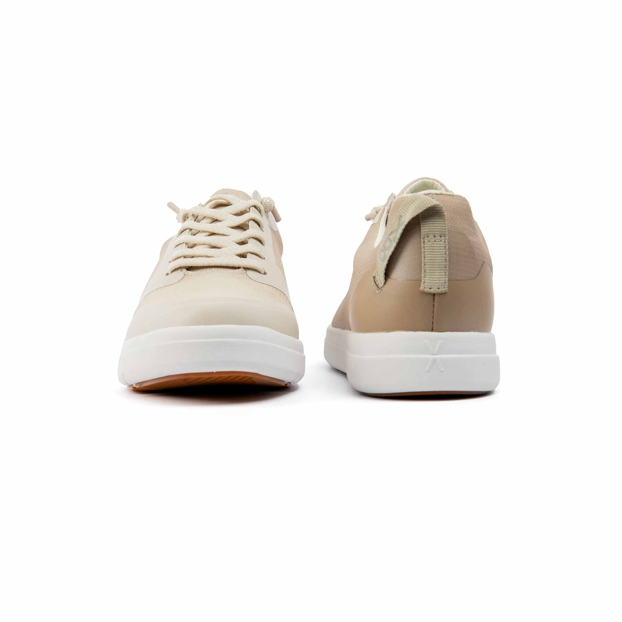 VADO Damen Sneaker COURT III Gore-Tex ivory Vorder-/ Rückansicht
