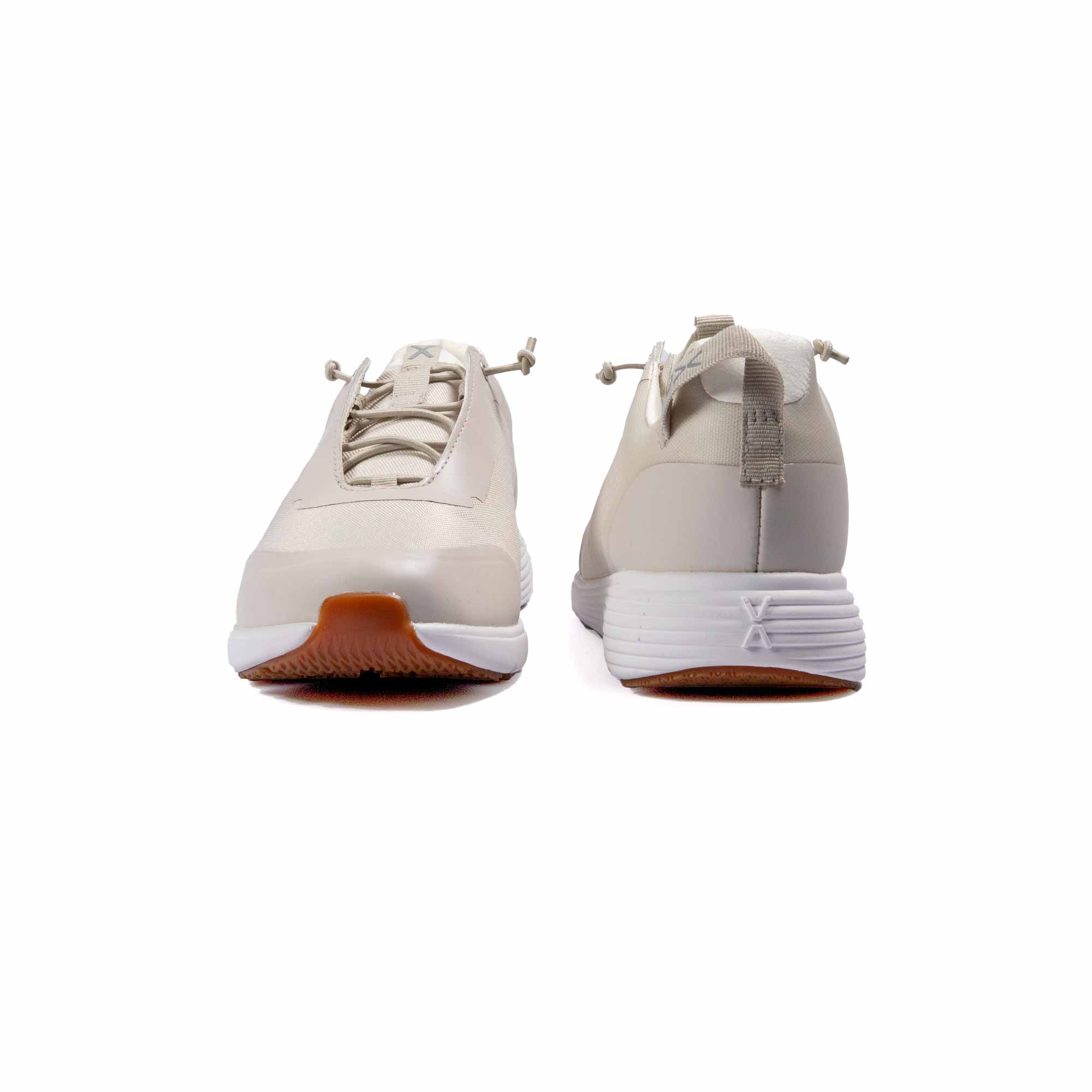 VADO Damen Sneaker TRAINER II beige Vorder-/ Rückansicht