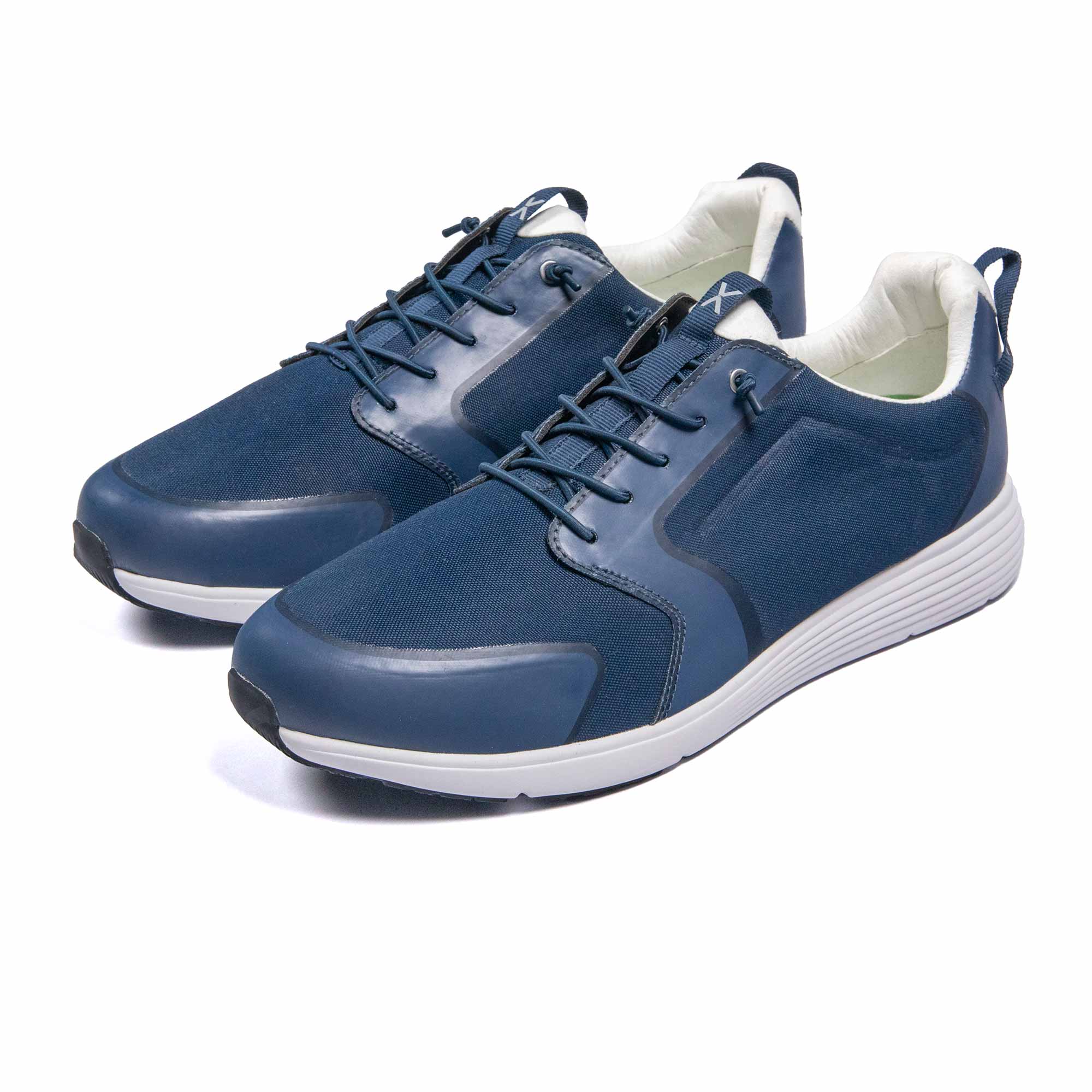 VADO Herren Sneaker TRAINER I navy sportlich funktional 45-Grad-Ansicht