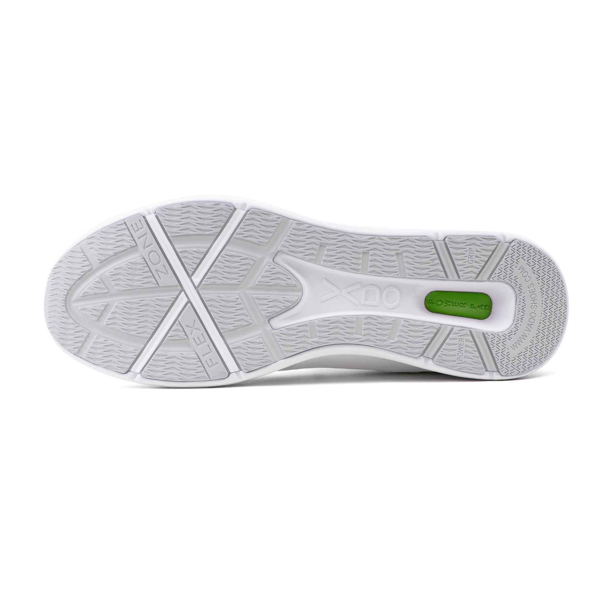 VADO Herren Sneaker TRAINER I white sportlich funktional Sohlenansicht
