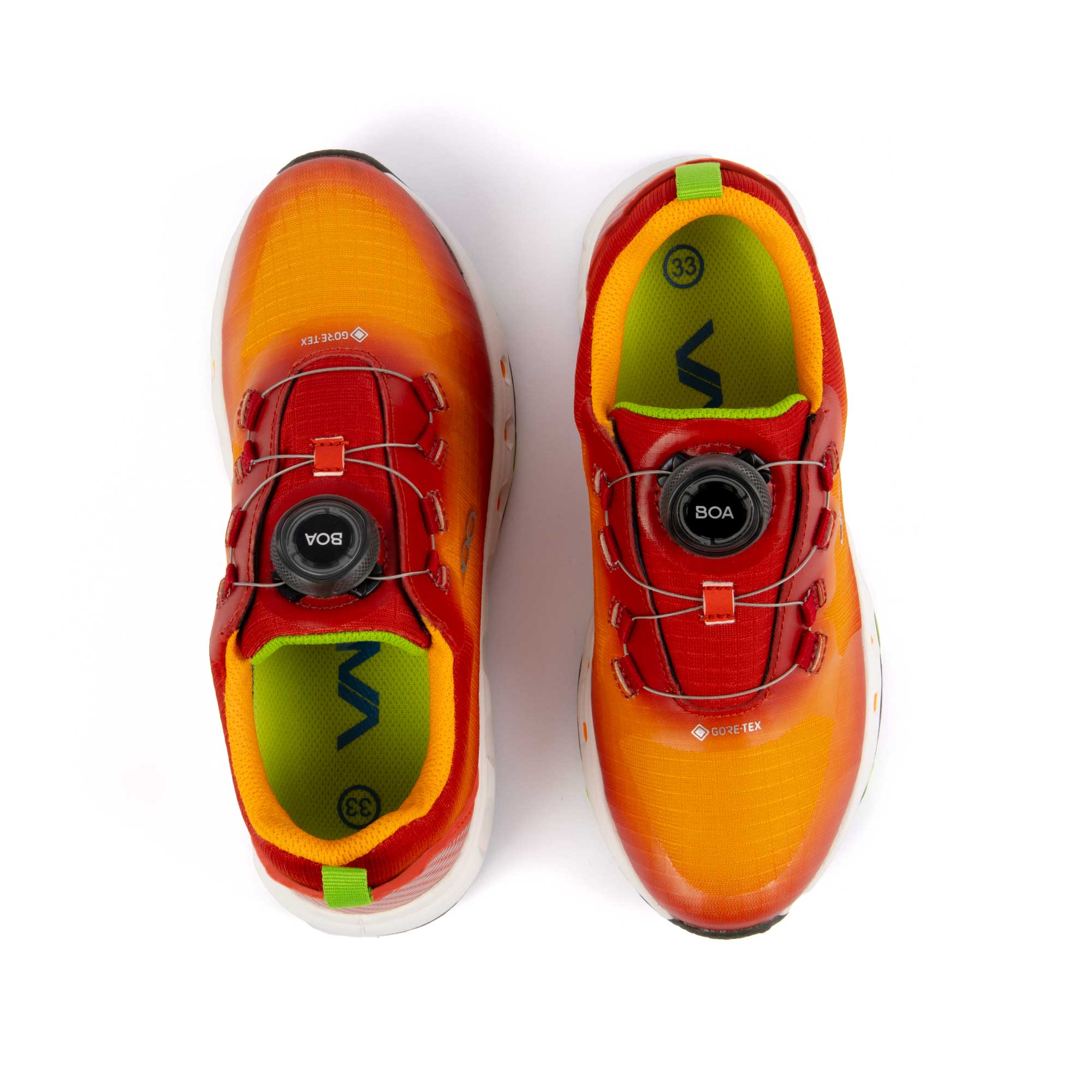 VADO Kids Sneaker CHASE BOA Gore-Tex - orange / rot