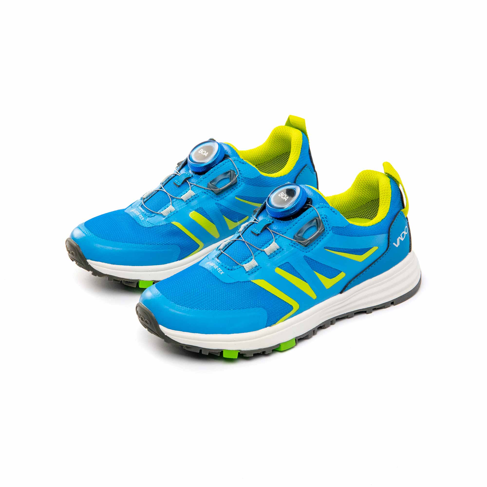 VADO Kids Sneaker Komfort FREE Lo BOA Gore-Tex blau 45-Grad-Ansicht