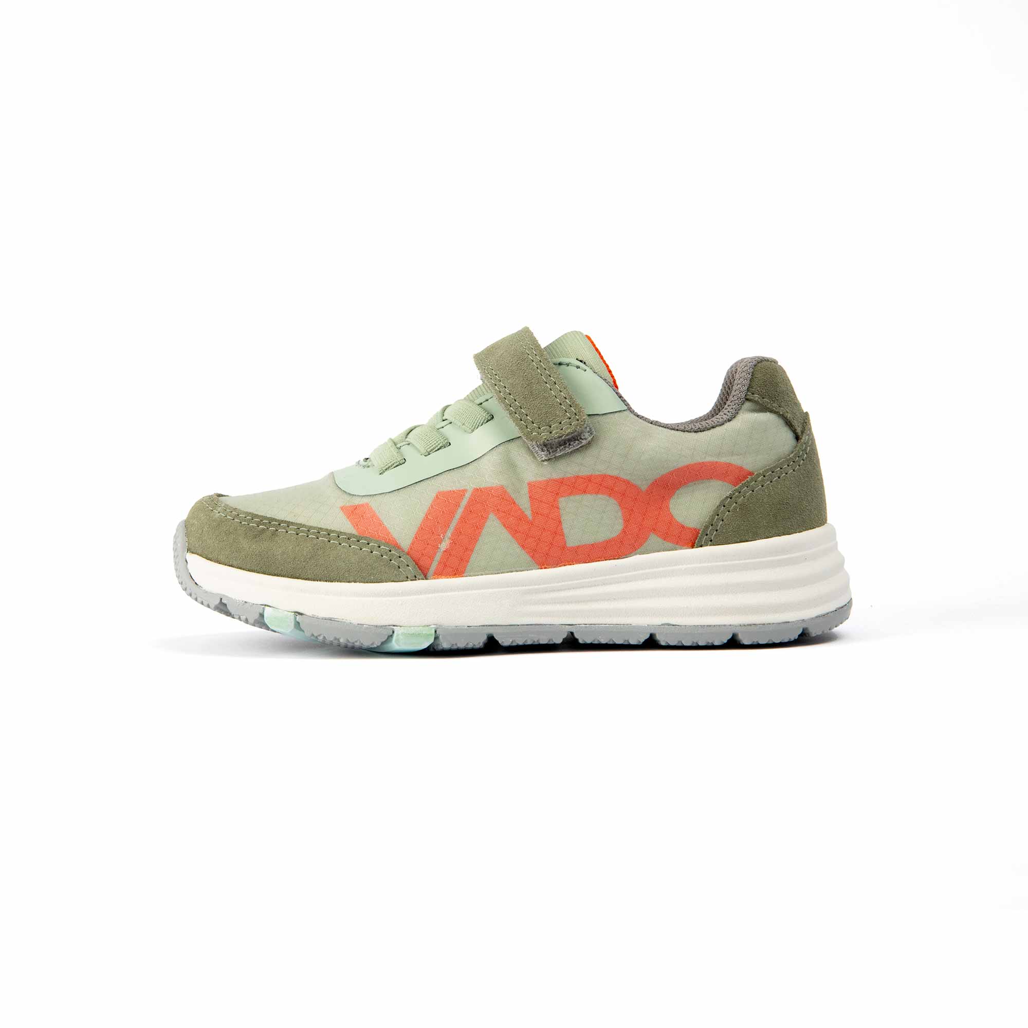 VADO Kids Sneaker ROOKY Lo Elastic Gore-Tex grün Seitenansicht