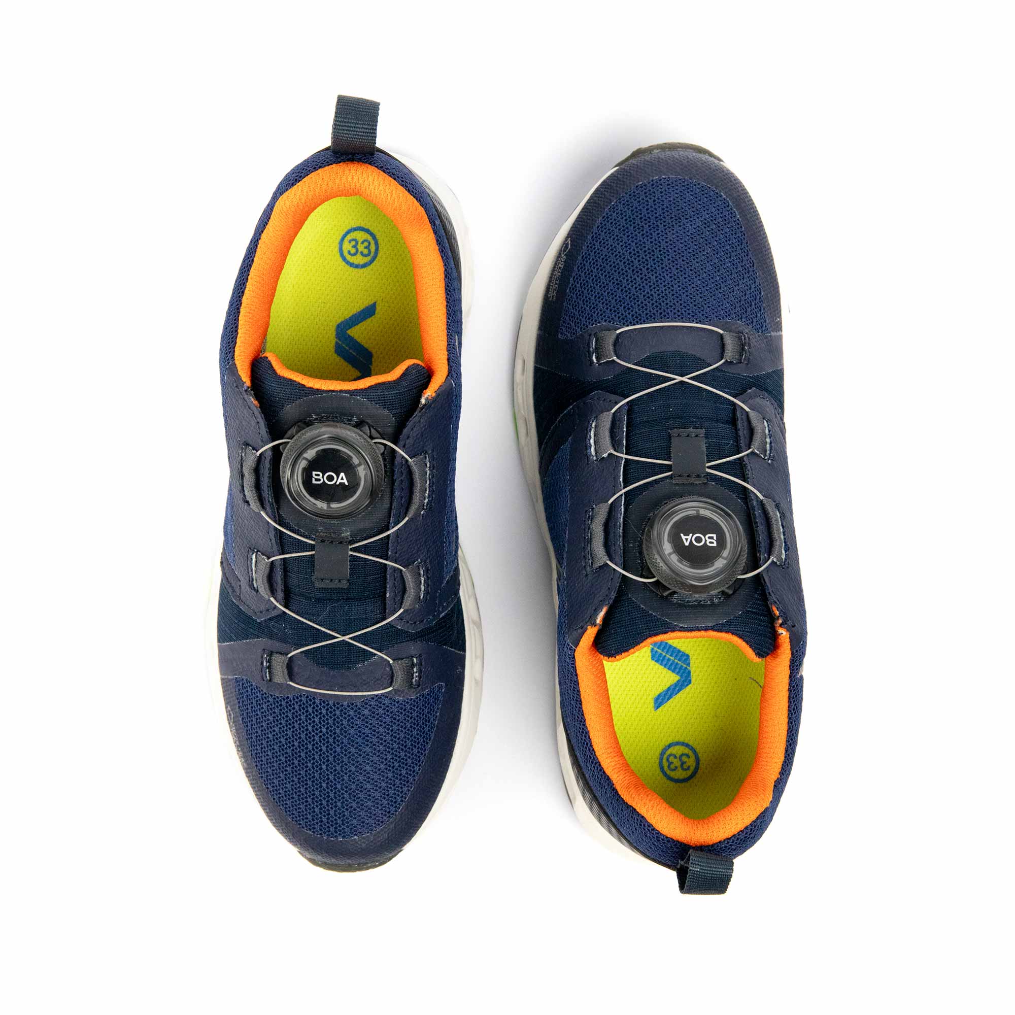 VADO Kinder Sneaker AIR Lo BOA GORE-TEX Surround blau Draufsicht