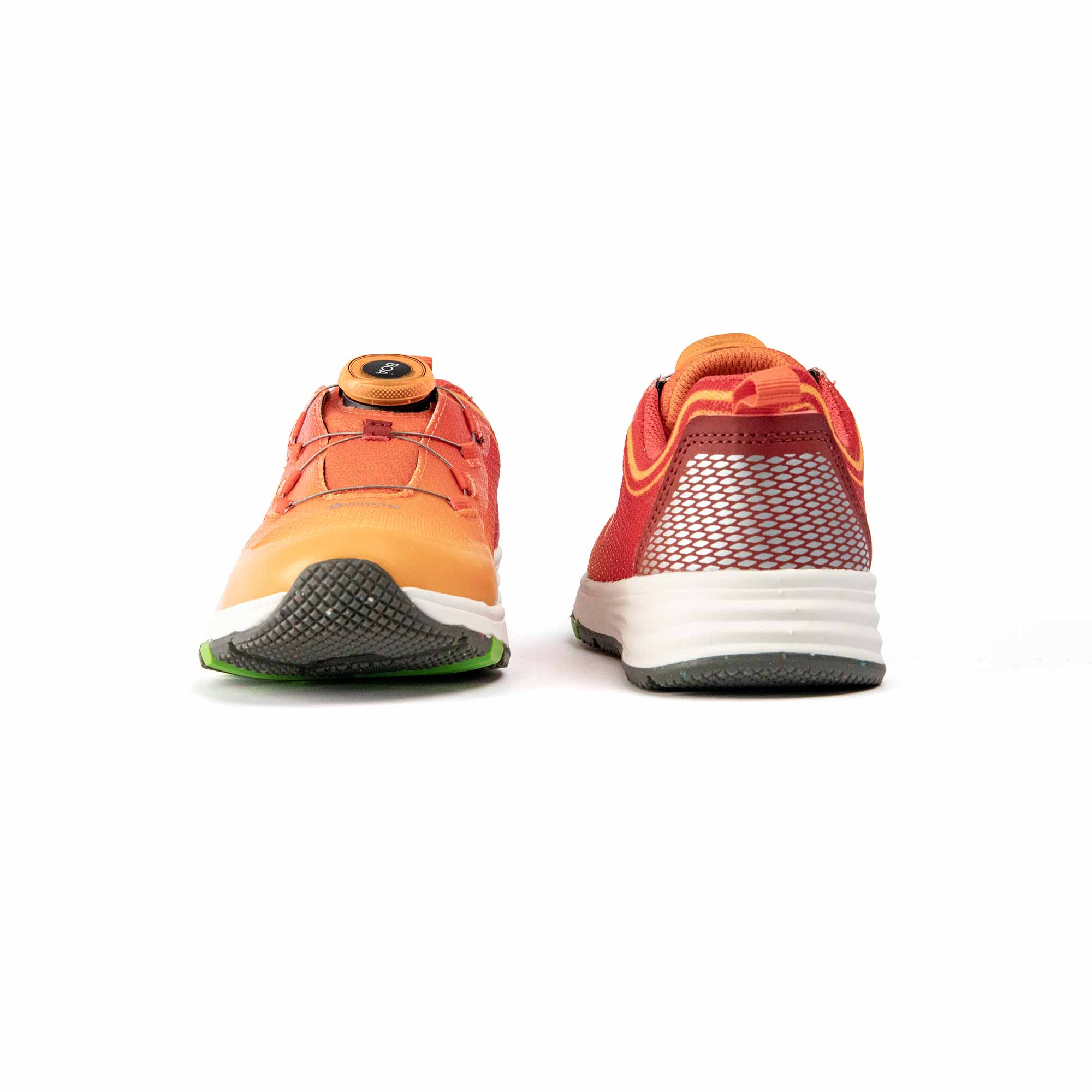 VADO Kinder Sneaker FADE Lo BOA GTX orange Vorder-/ Rückansicht