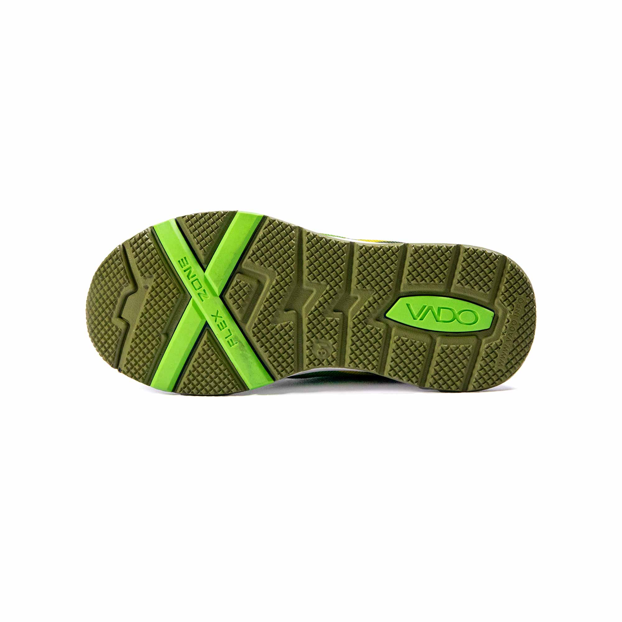 VADO Kinder Sneaker grün SKY Lo BOA GTX Schuhsohle