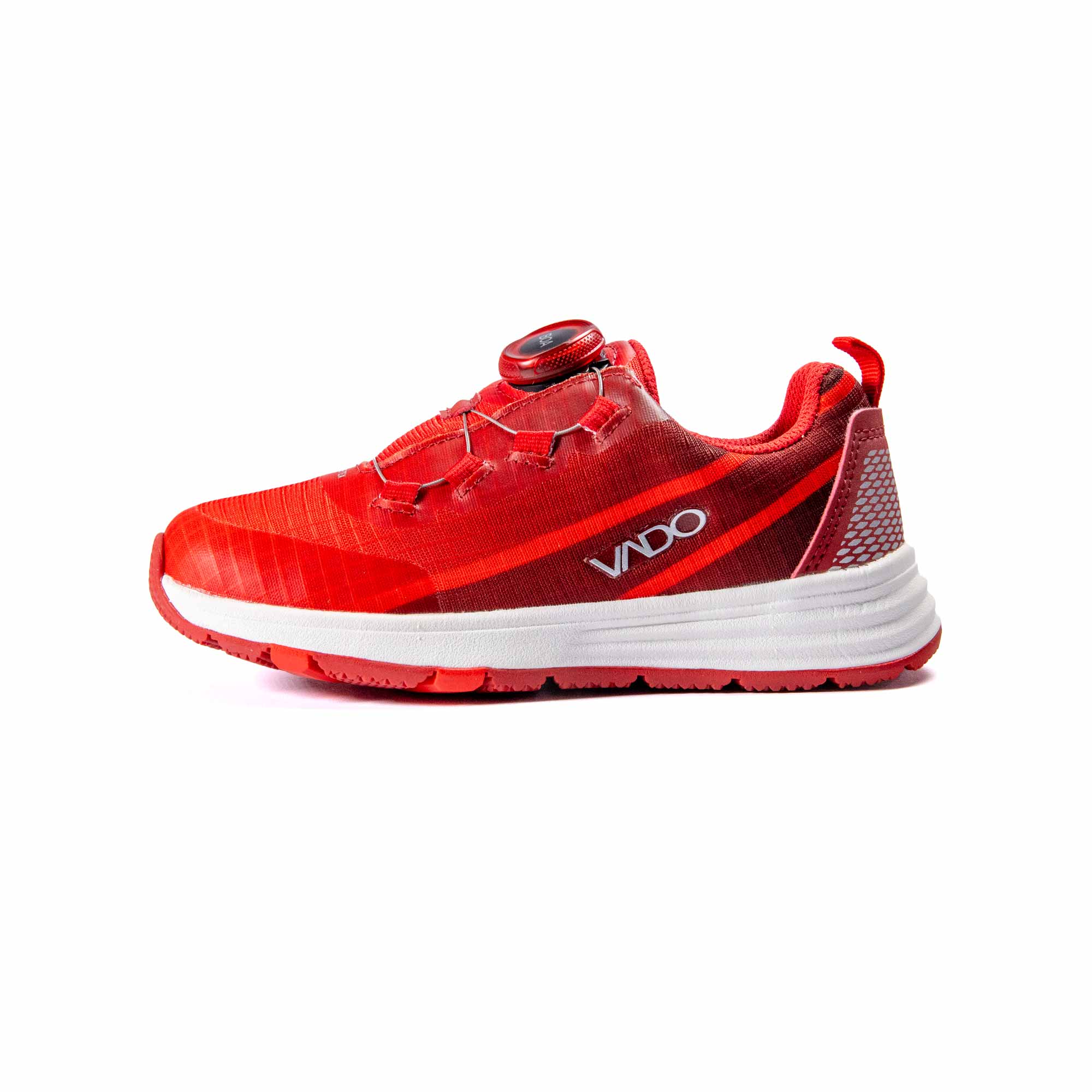 VADO Kinder Sneaker Rot SKY Lo BOA GTX Seitenansicht