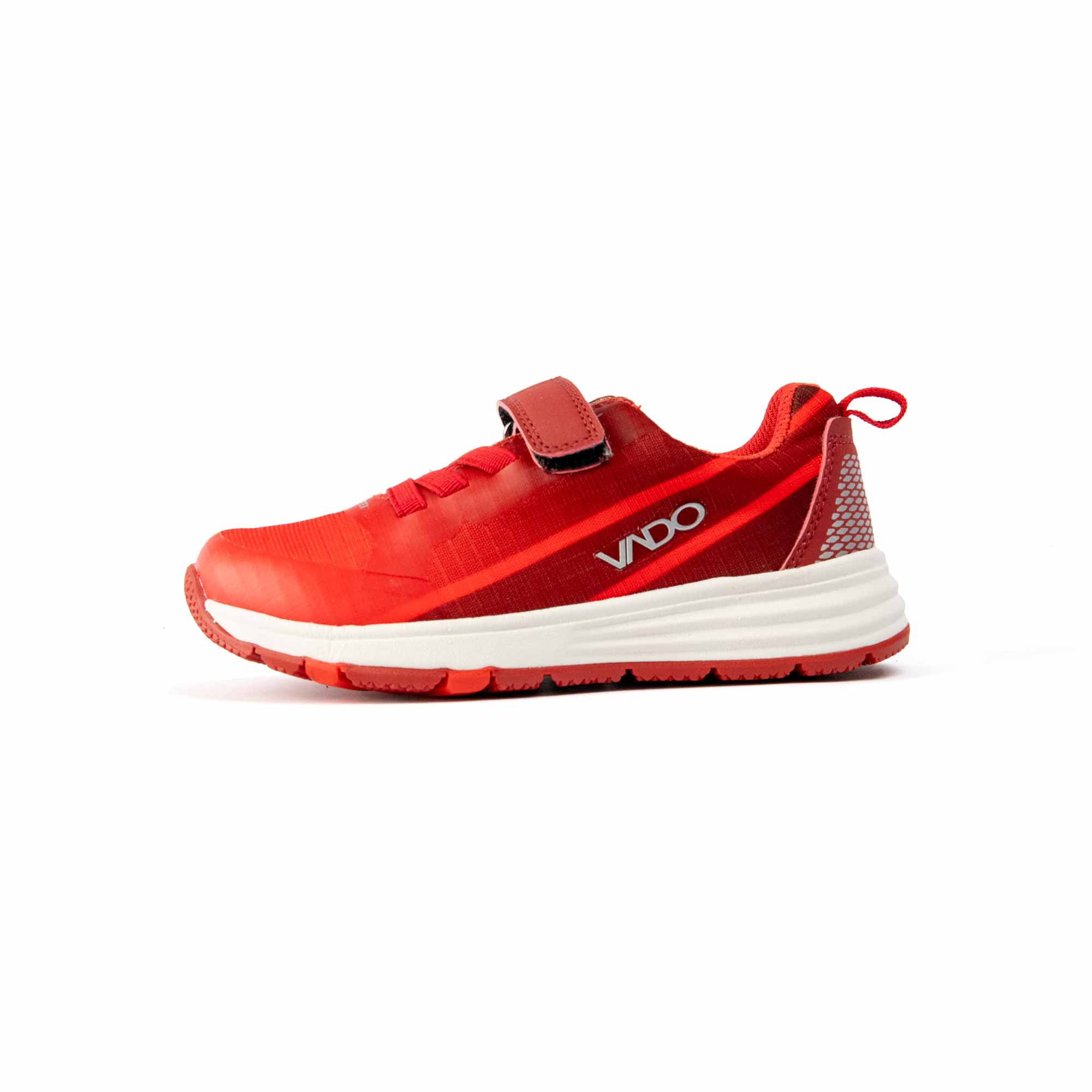 VADO Kindergarten Sneaker EVO Lo Elastic Gore-Tex Rot Seitenansicht