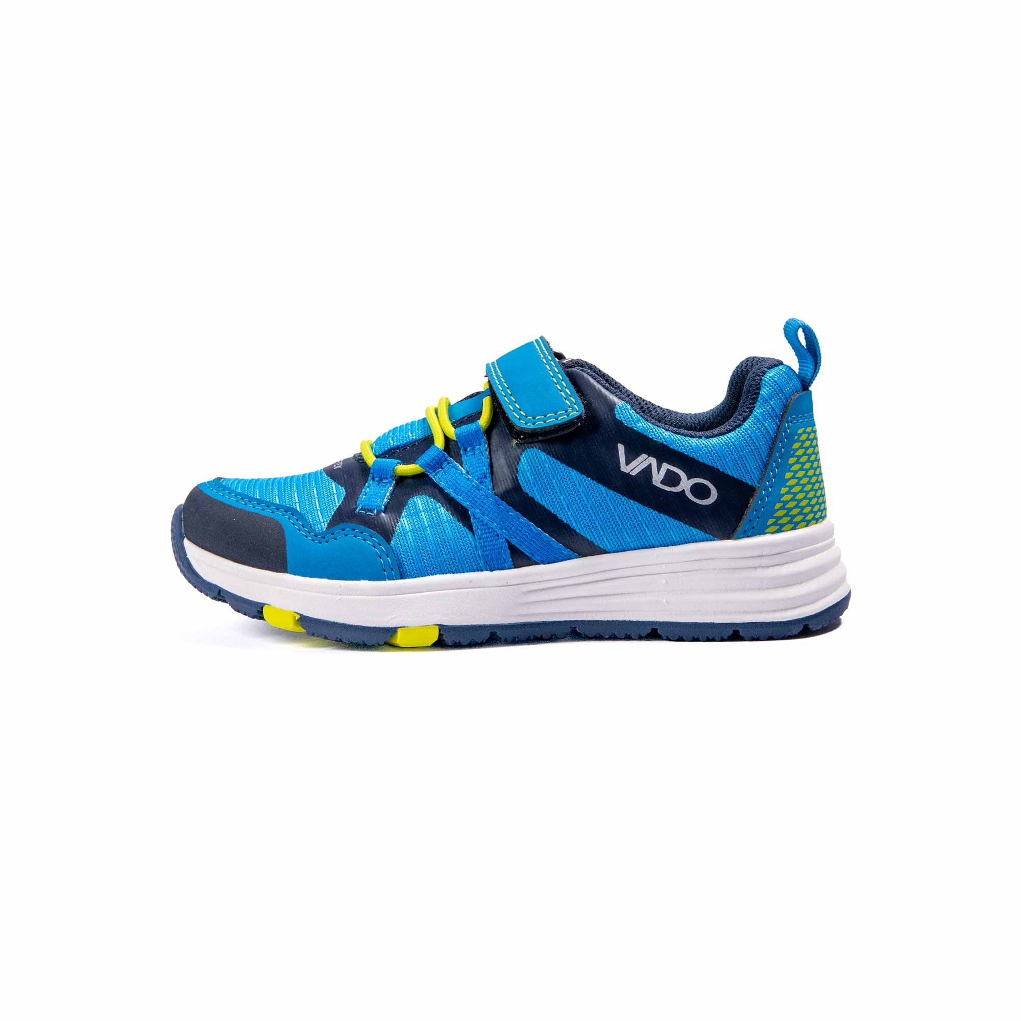 VADO Kindergarten Sneaker Jungen blau MIKEY Lo Elastic GTX Seitenansicht