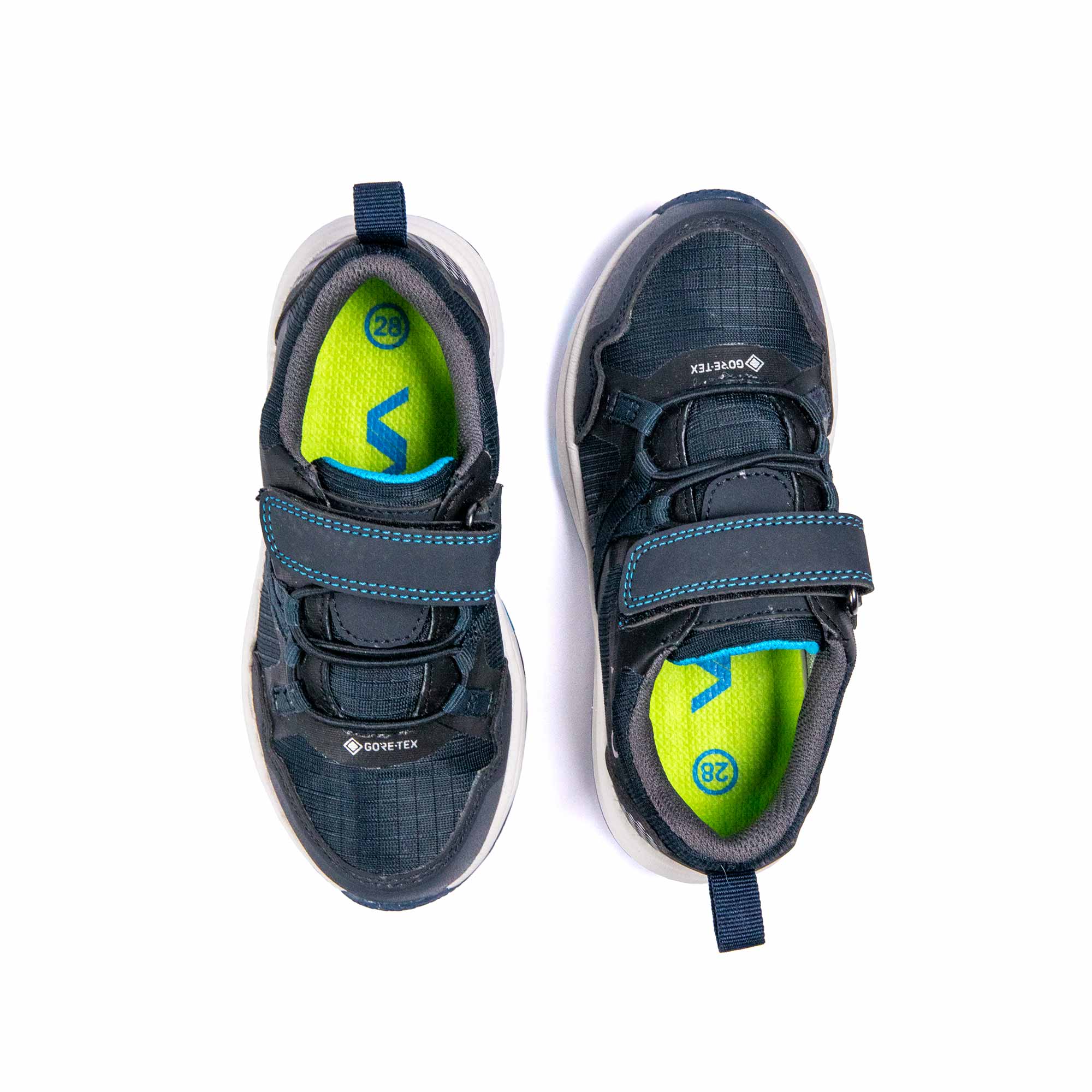 VADO Kindergarten Sneaker Jungen dunkelblau MIKEY Lo Elastic GTX Draufsicht