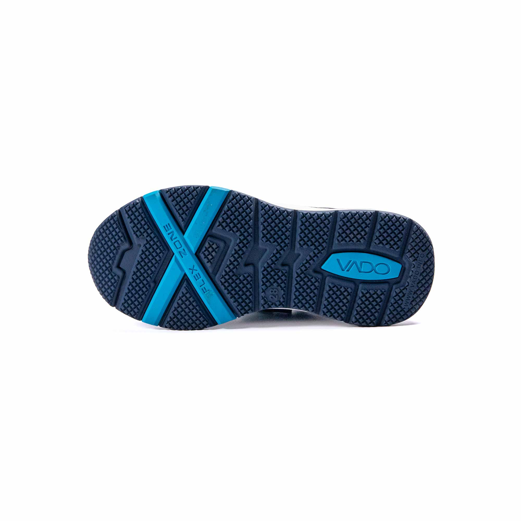 VADO Kindergarten Sneaker Jungen dunkelblau MIKEY Lo Elastic GTX Schuhsohle