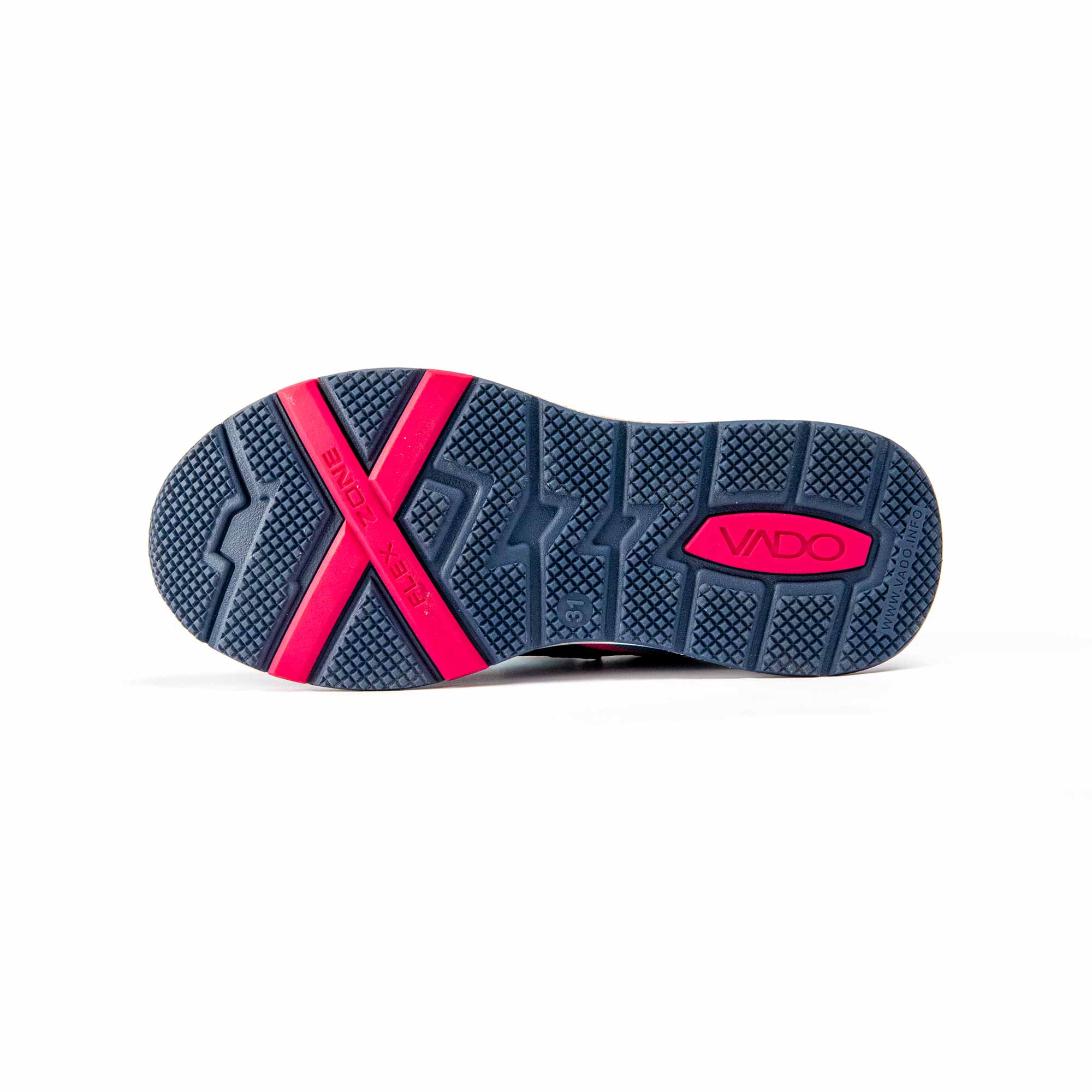 VADO Kinderschuh EVO Lo Elastic GTX navy Schuhsohle