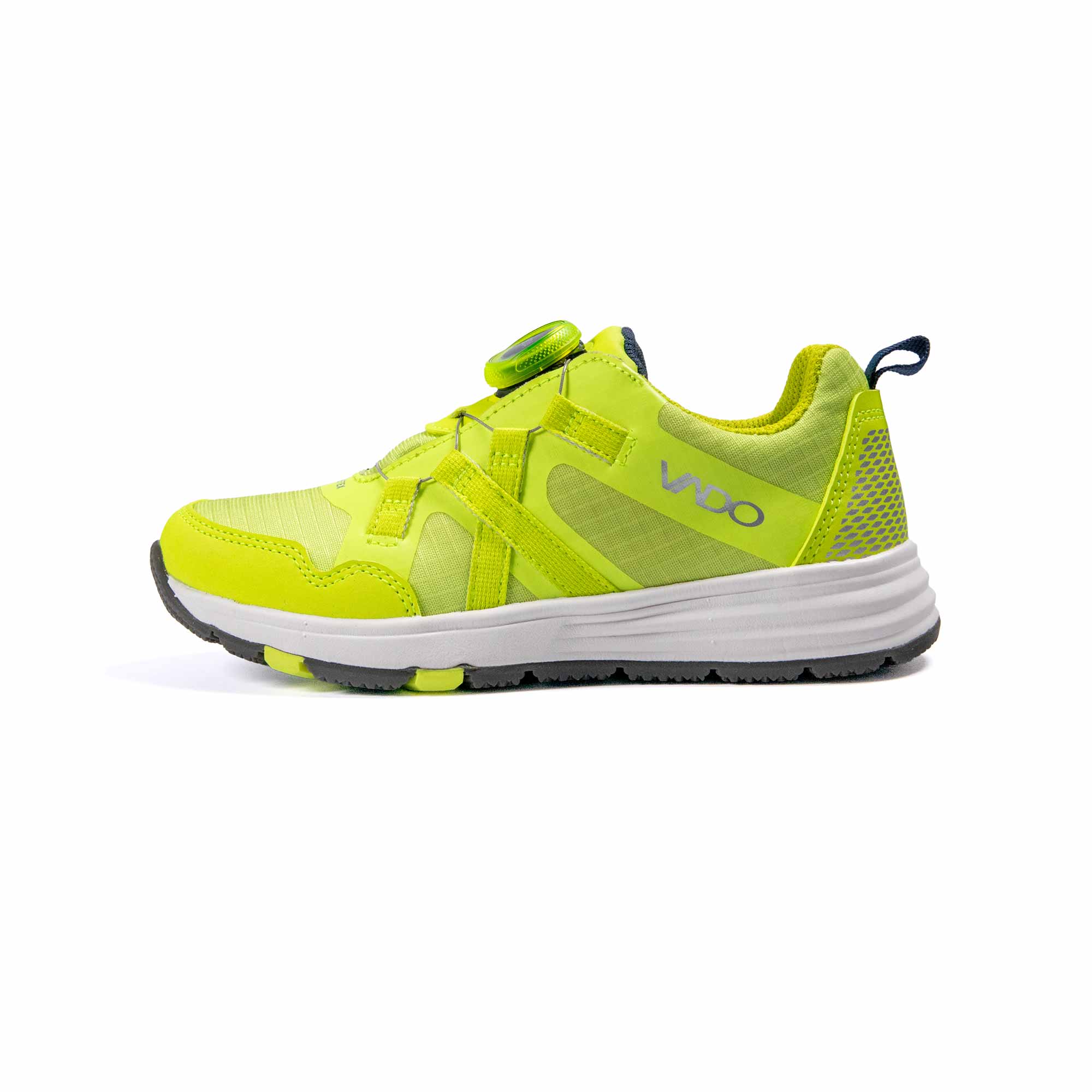 VADO Kinderschuh MIKE Lo BOA GTX neon yellow Seitenansicht