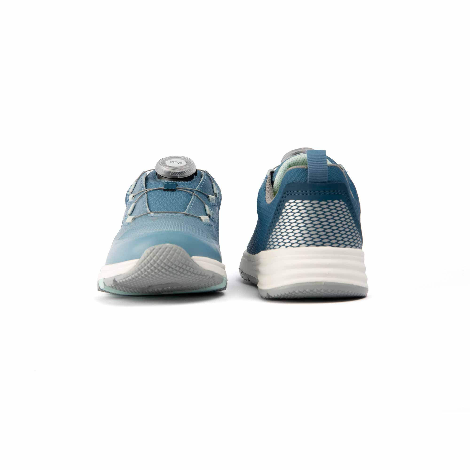VADO Kinderschuh SPLASH Lo BOA GTX jeansblau Vorder-/ Rückansicht