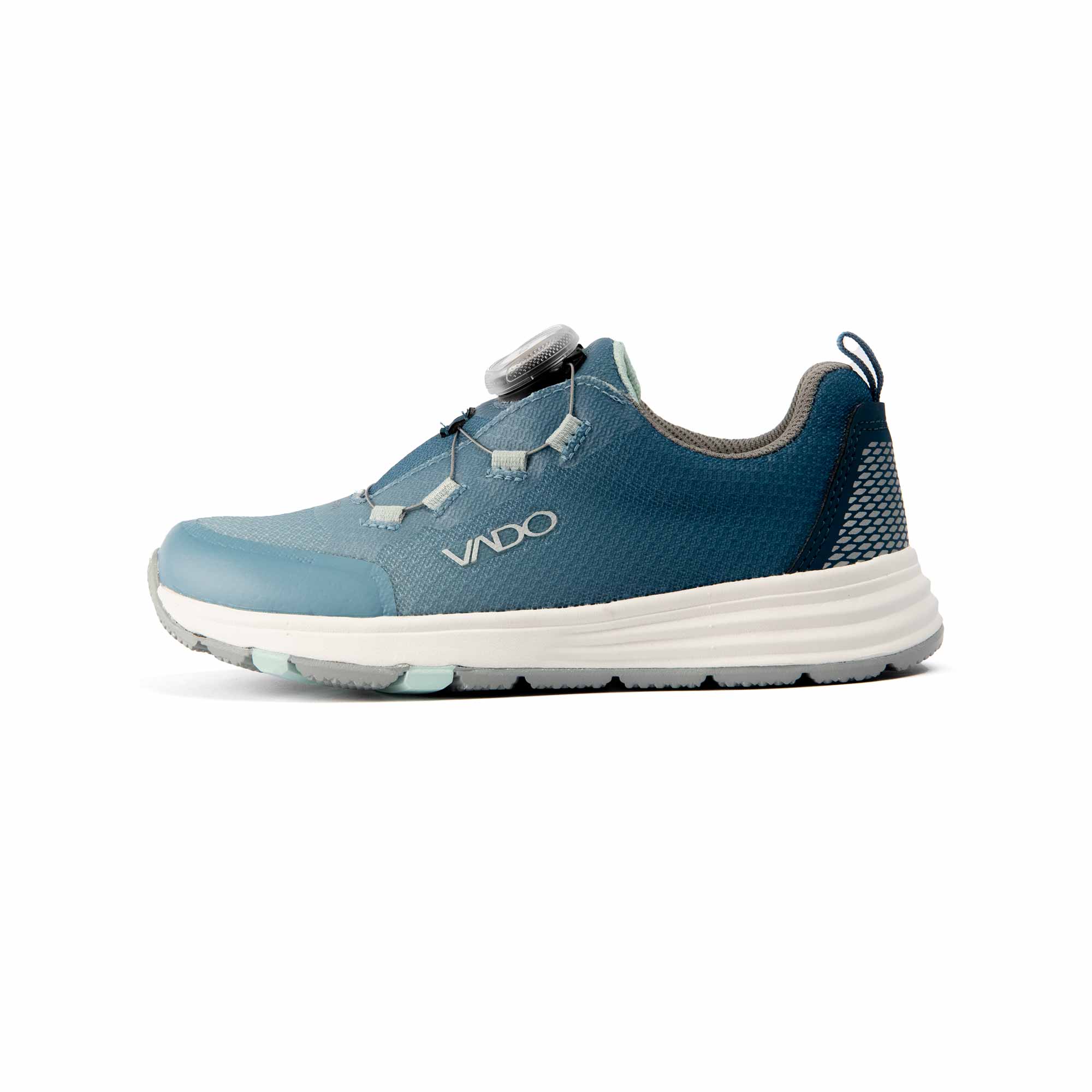 VADO Kinderschuh SPLASH Lo BOA GTX jeansblau Seitenansicht