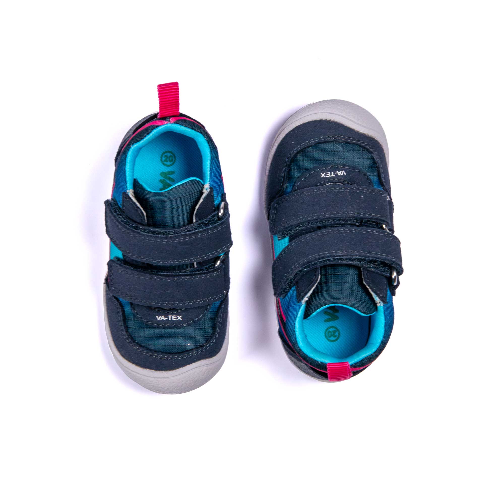 VADO Kleinkind Schuh MINISKY Velcro Vatex navy Draufsicht