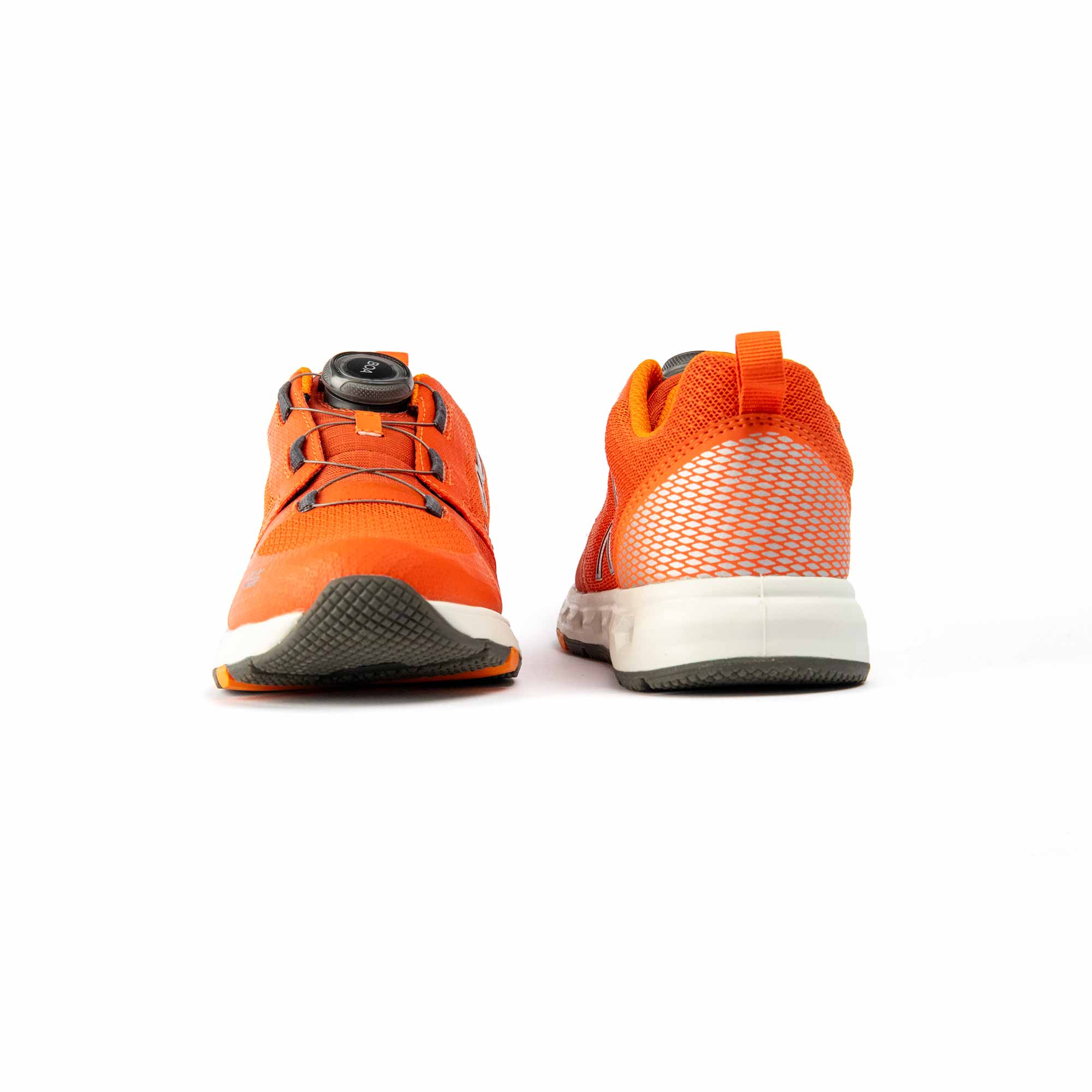 VADO Komfort Kinder Sneaker AIR Lo Boa Goretex Surround orange Vorder-/ Rückansicht