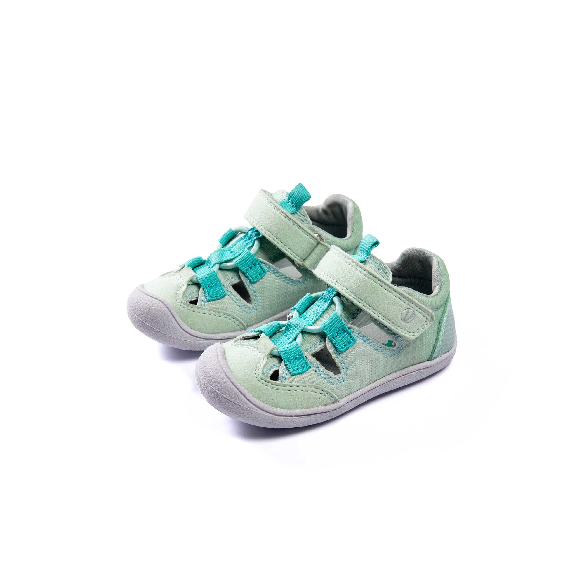 VADO Lauflern Sandale BEACH Elastic mint 45-Grad-Ansicht