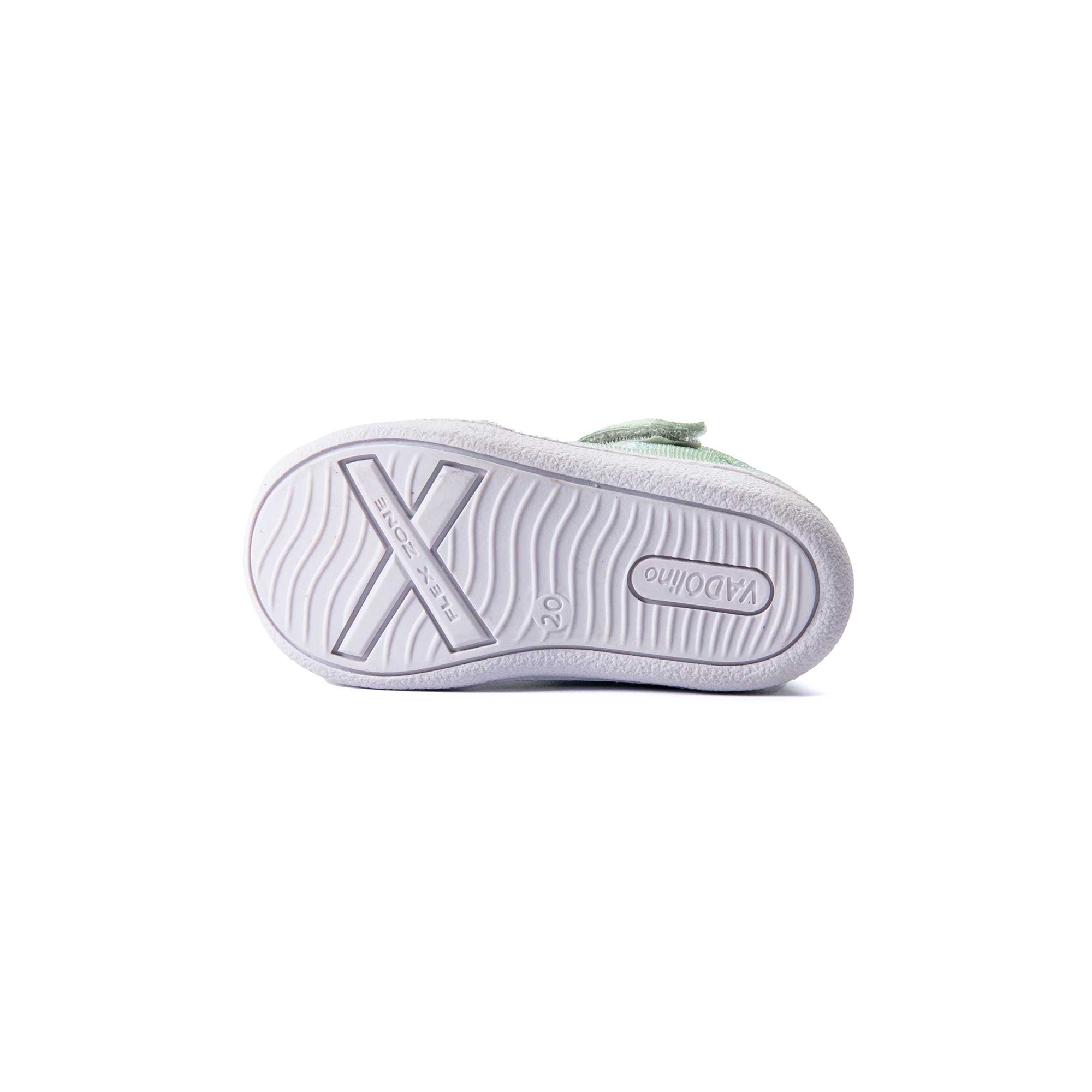 VADO Lauflern Sandale BEACH Elastic mint Sohlenansicht