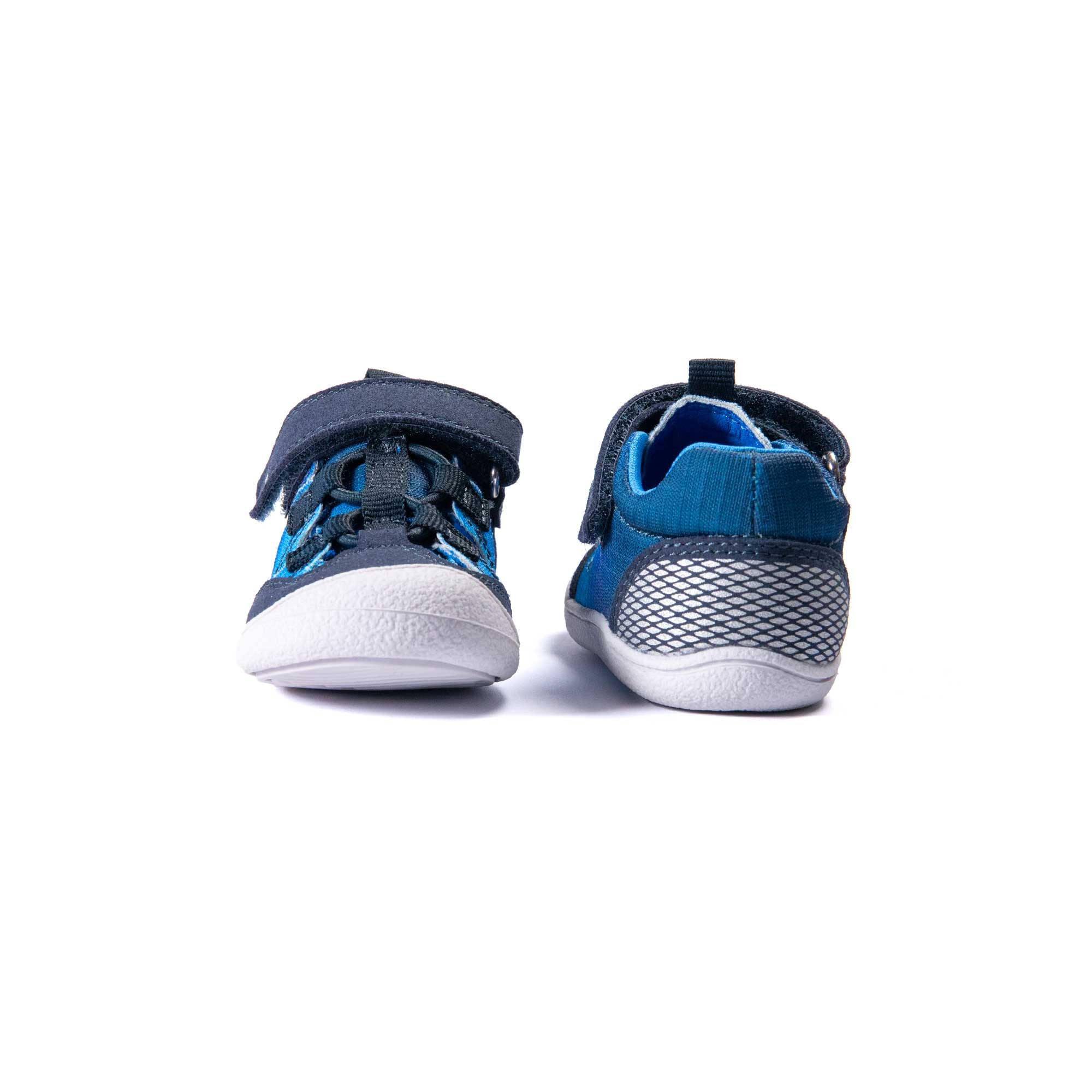 VADO Lauflern Sandale BEACH Elastic blau Vorder-/ Rückansicht