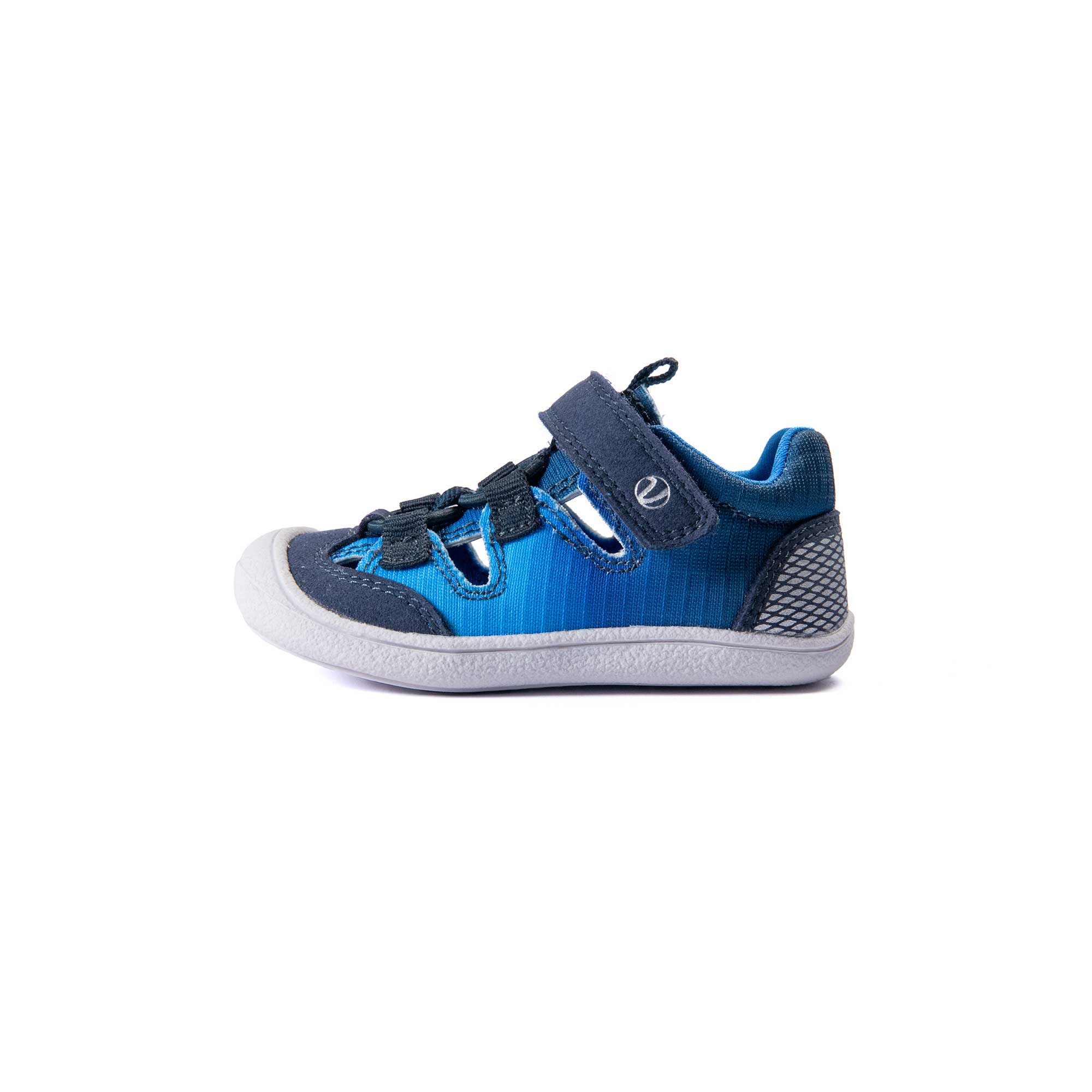 VADO Lauflern Sandale BEACH Elastic blau Seitenansicht