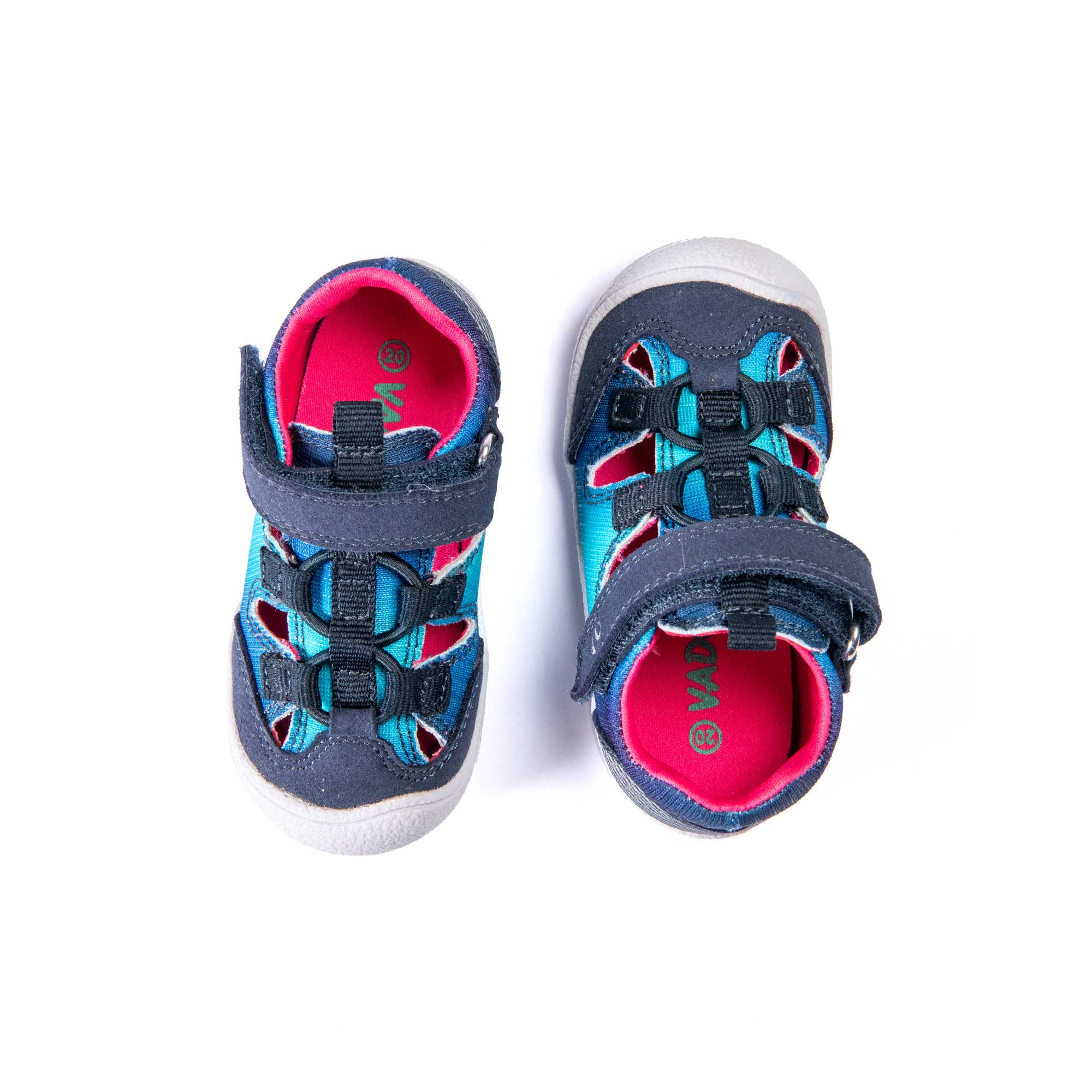 VADO Lauflern Sandale Mädchen BEACH Elastic navy Draufsicht