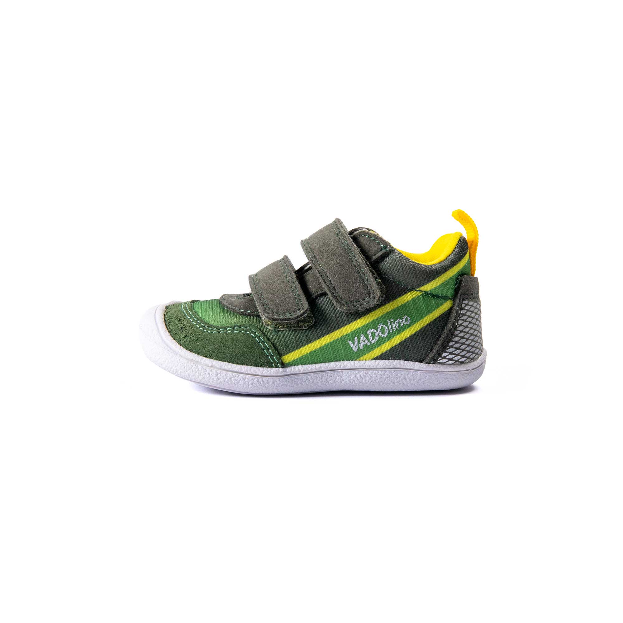 VADO Lauflernschuh Junge MINISKY Velcro Vatex grün Seitenansicht