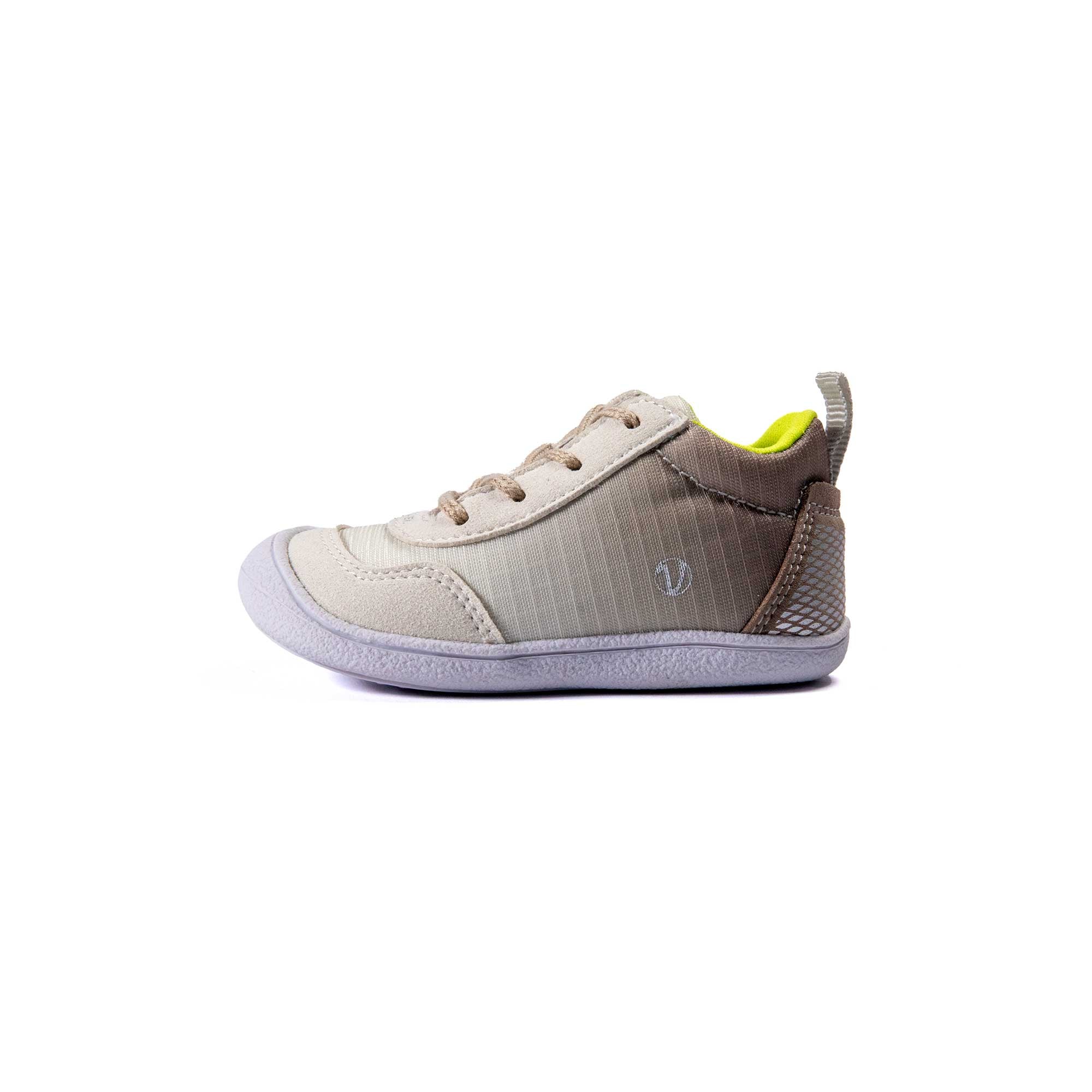 VADO Lauflernschuh Premium FLAKE Lace Vatex beige Seitenansicht