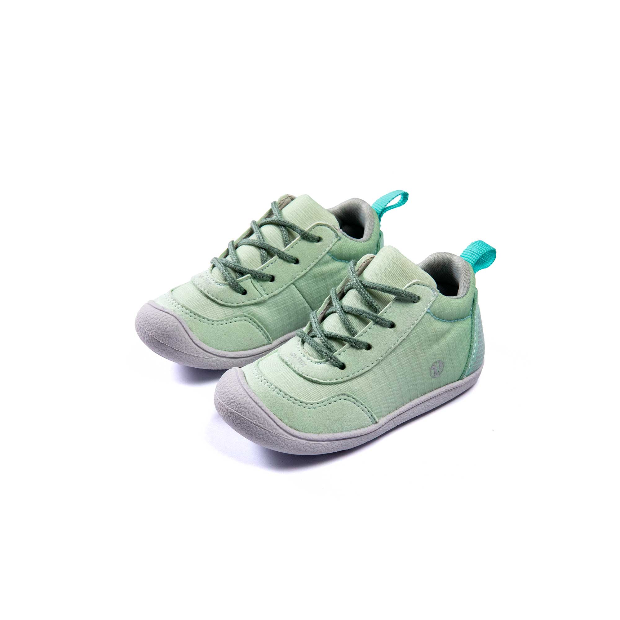 VADO Lauflernschuh Premium FLAKE Lace Vatex mint grün 45-Grad-Ansicht