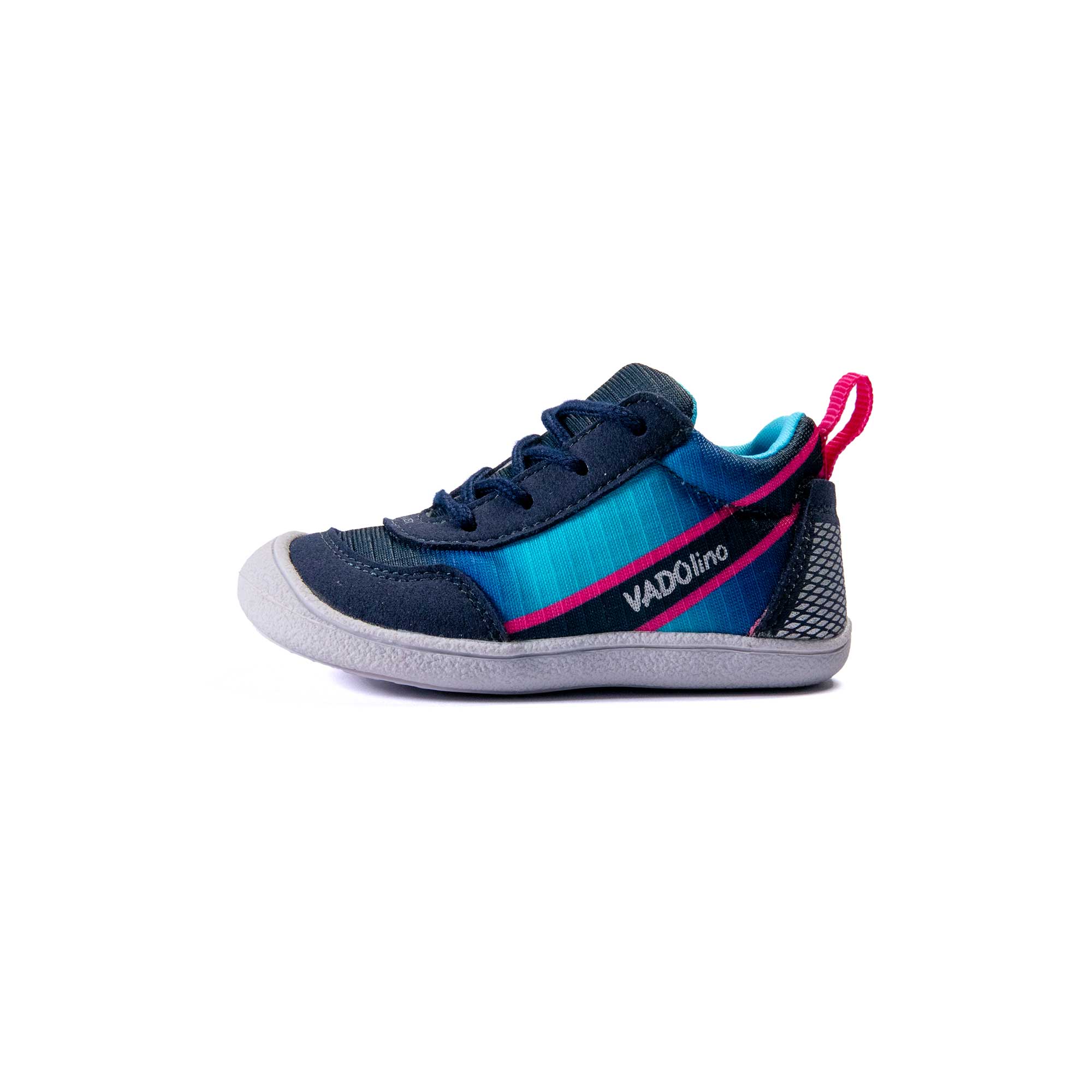 VADO Lauflernschuh Premium FLAKE Lace Vatex navy Seitenansicht