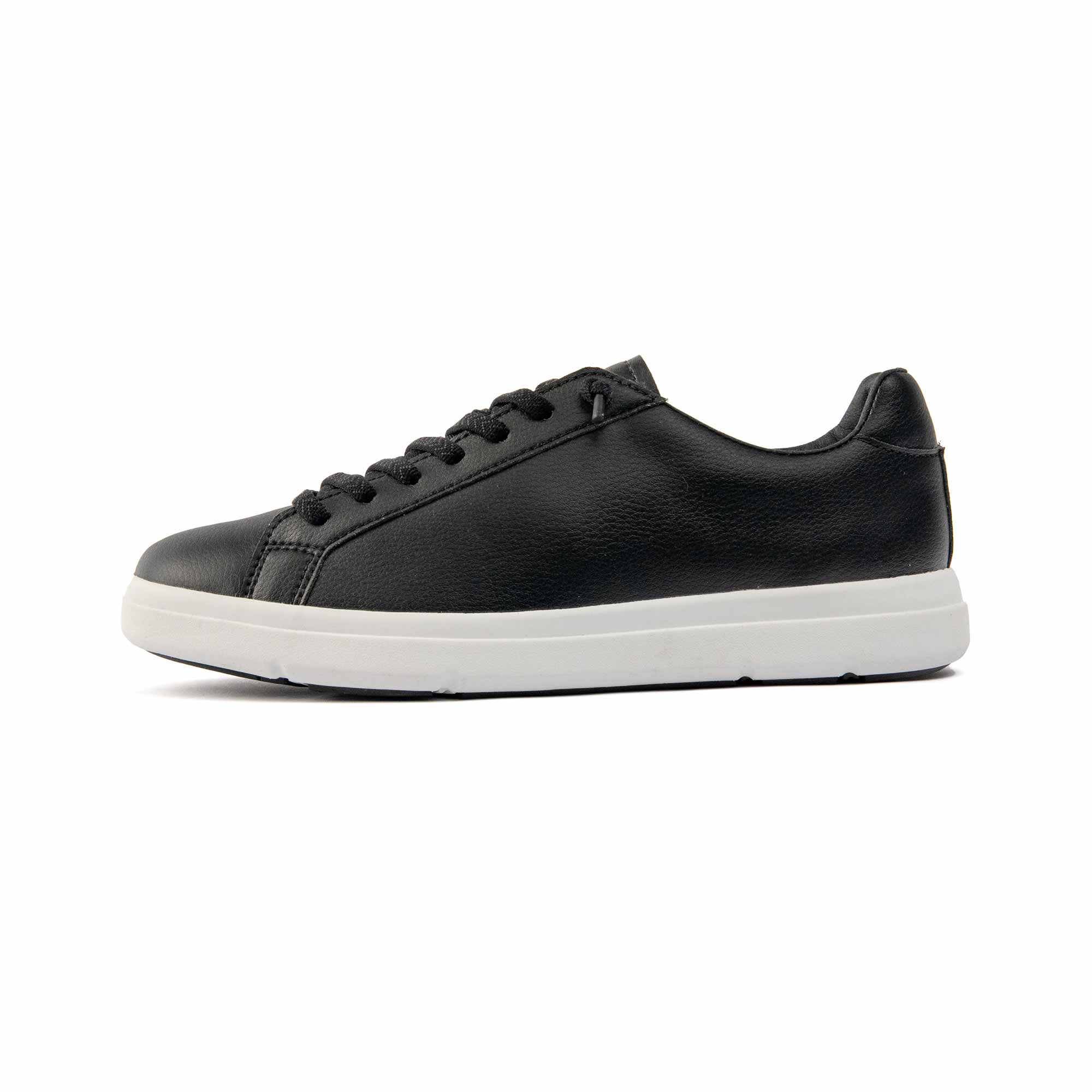 VADO Premium Damen Sneaker schwarz COURT IV Seitenansicht