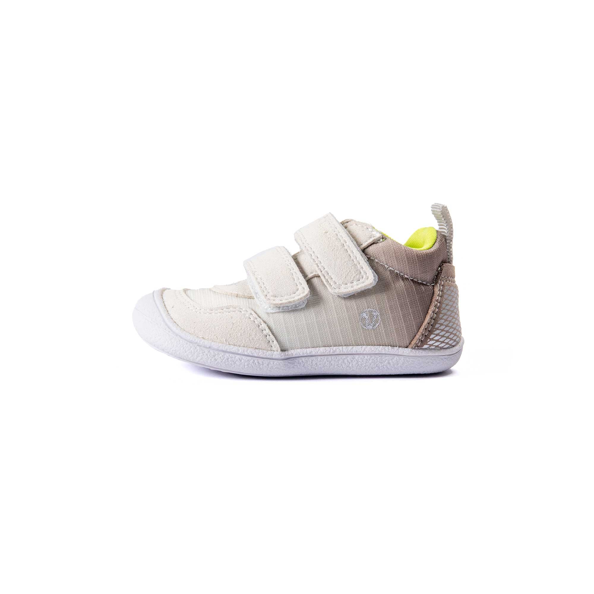 VADO Premium Lauflernschuh MINISKY Velcro Vatex beige Seitenansicht