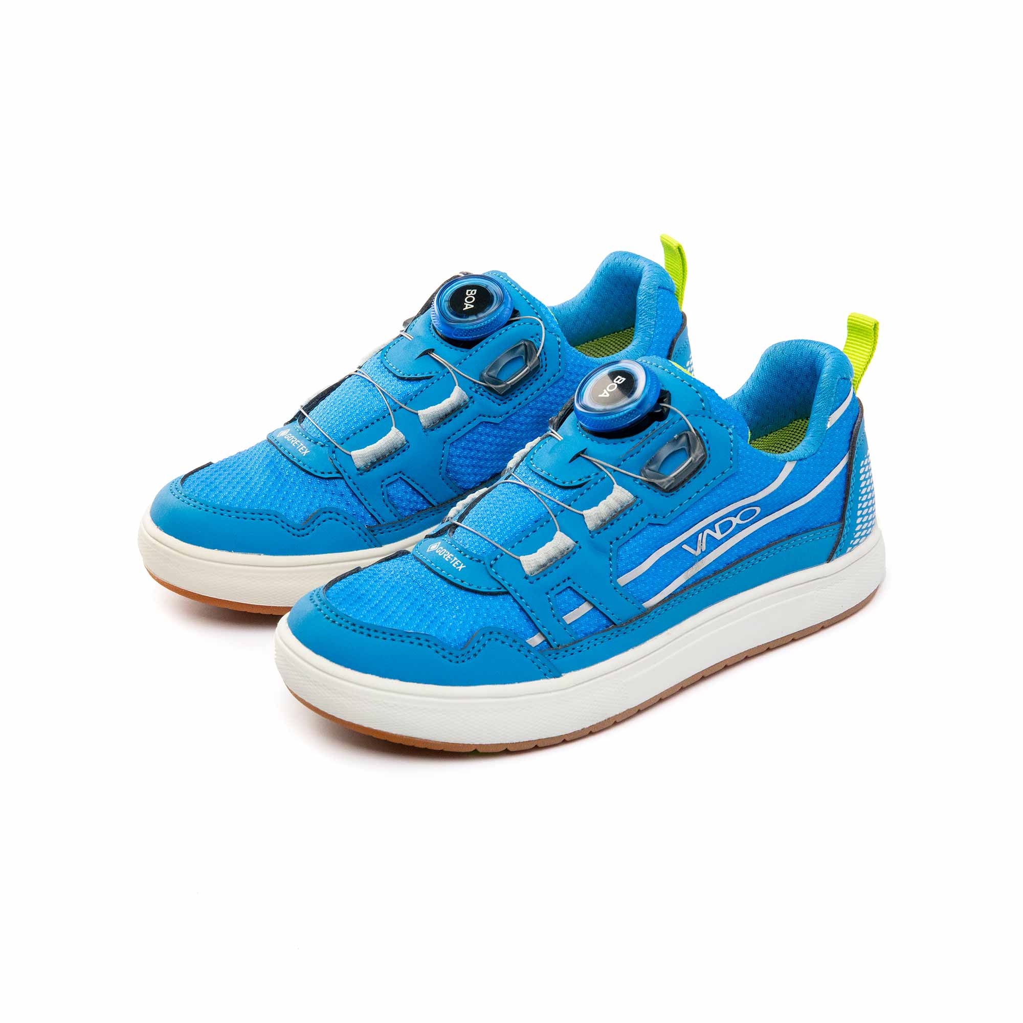 VADO Premium Teens Sneaker hellblau DON Lo BOA Gore-Tex 45-Grad-Ansicht