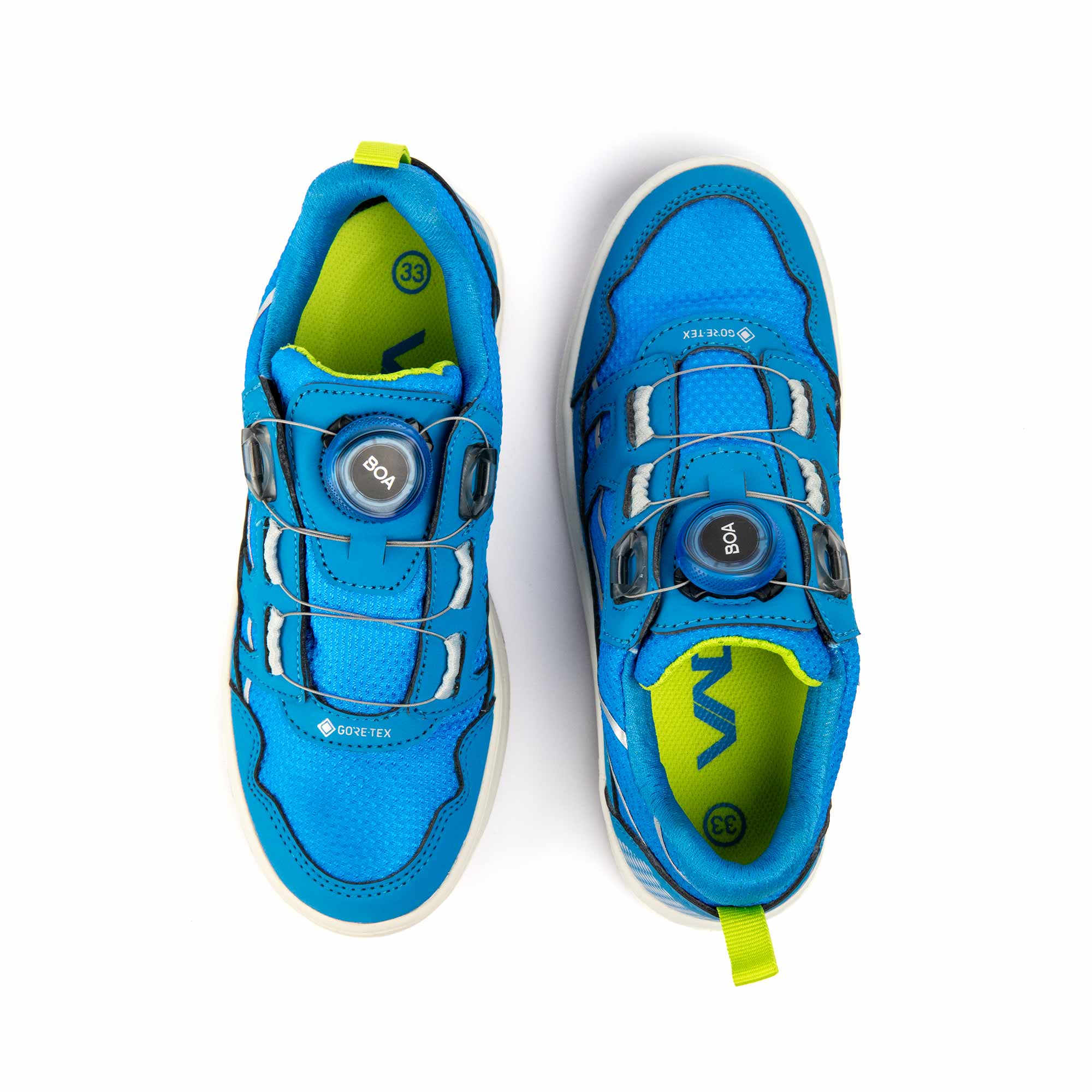 VADO Premium Teens Sneaker hellblau DON Lo BOA Gore-Tex Draufsicht