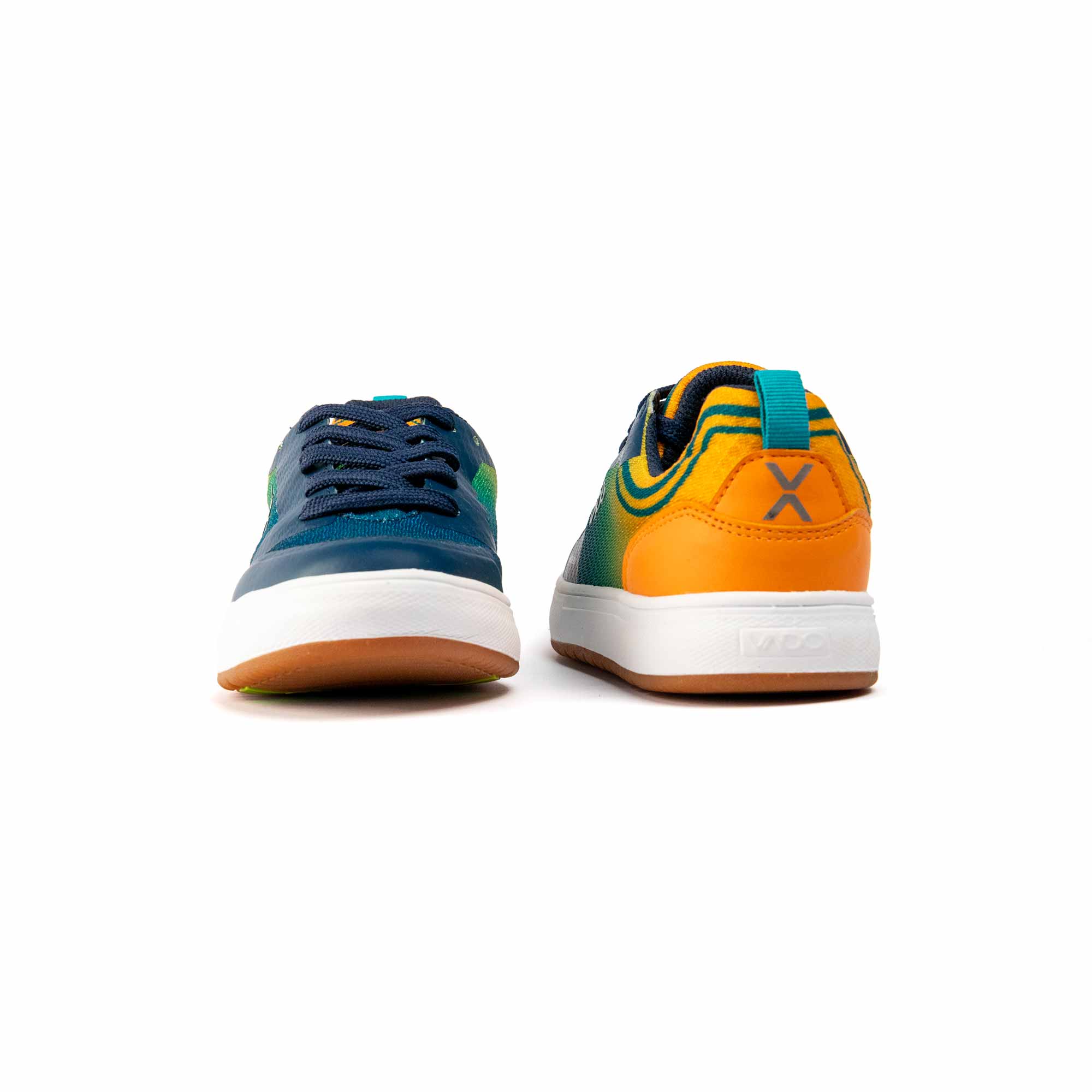 VADO Sneaker Jungen JORDAN Lo Lace GTX parrot Vorder-/ Rückansicht